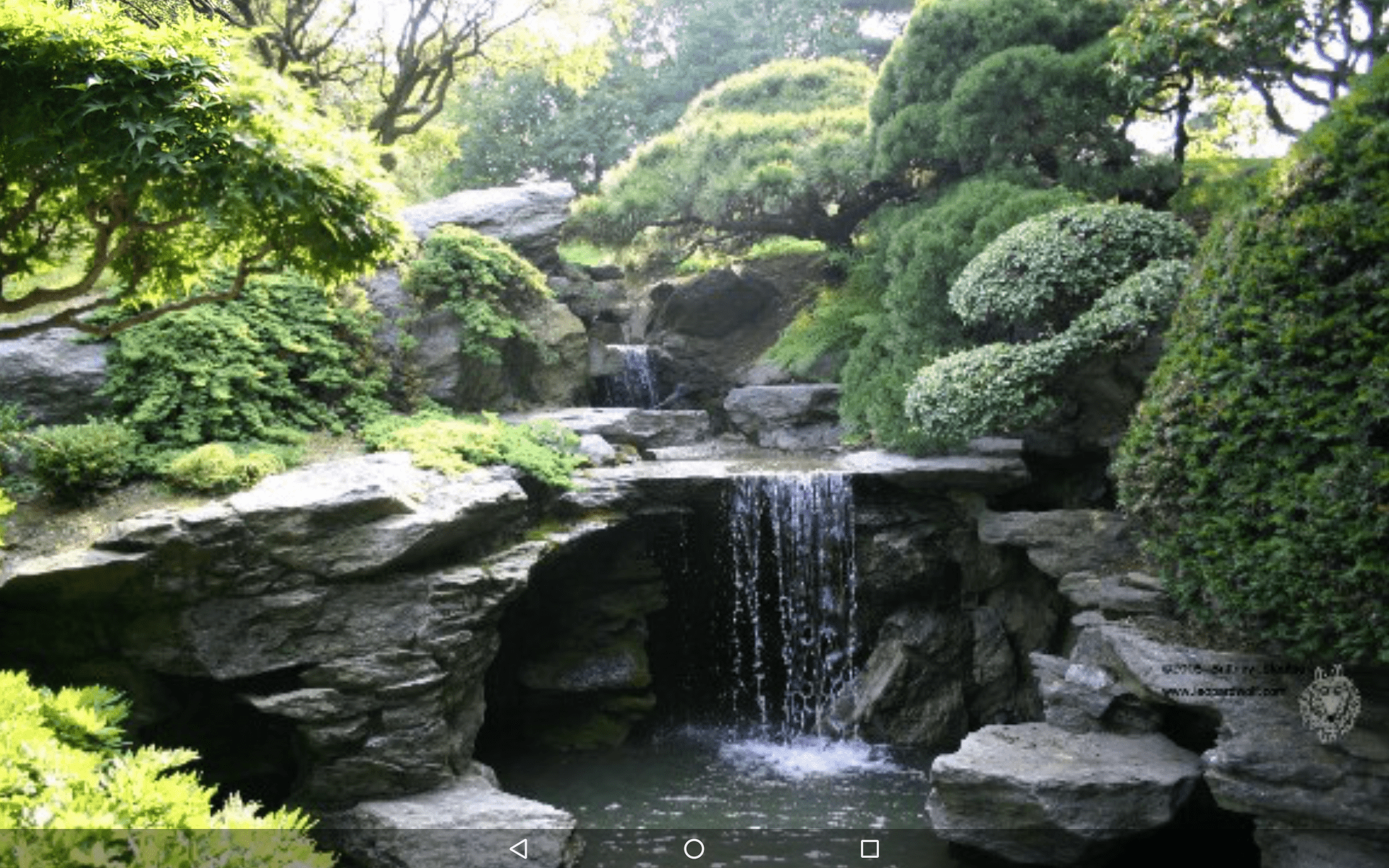 1920x1200 Abstract. Japanese water gardens, Garden waterfall, Japanese garden