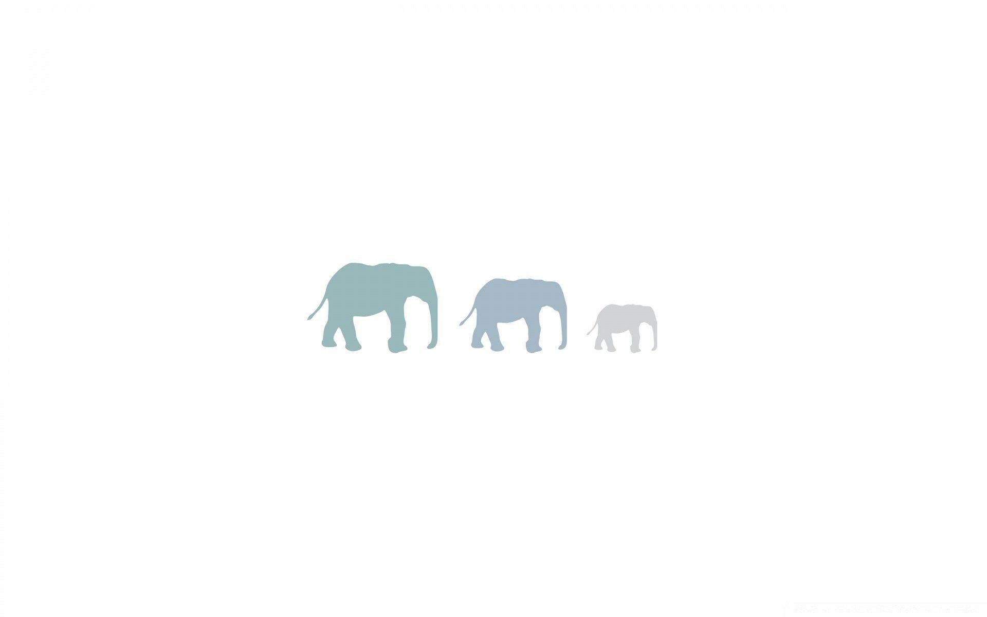 1920x1200 Three Elephants
