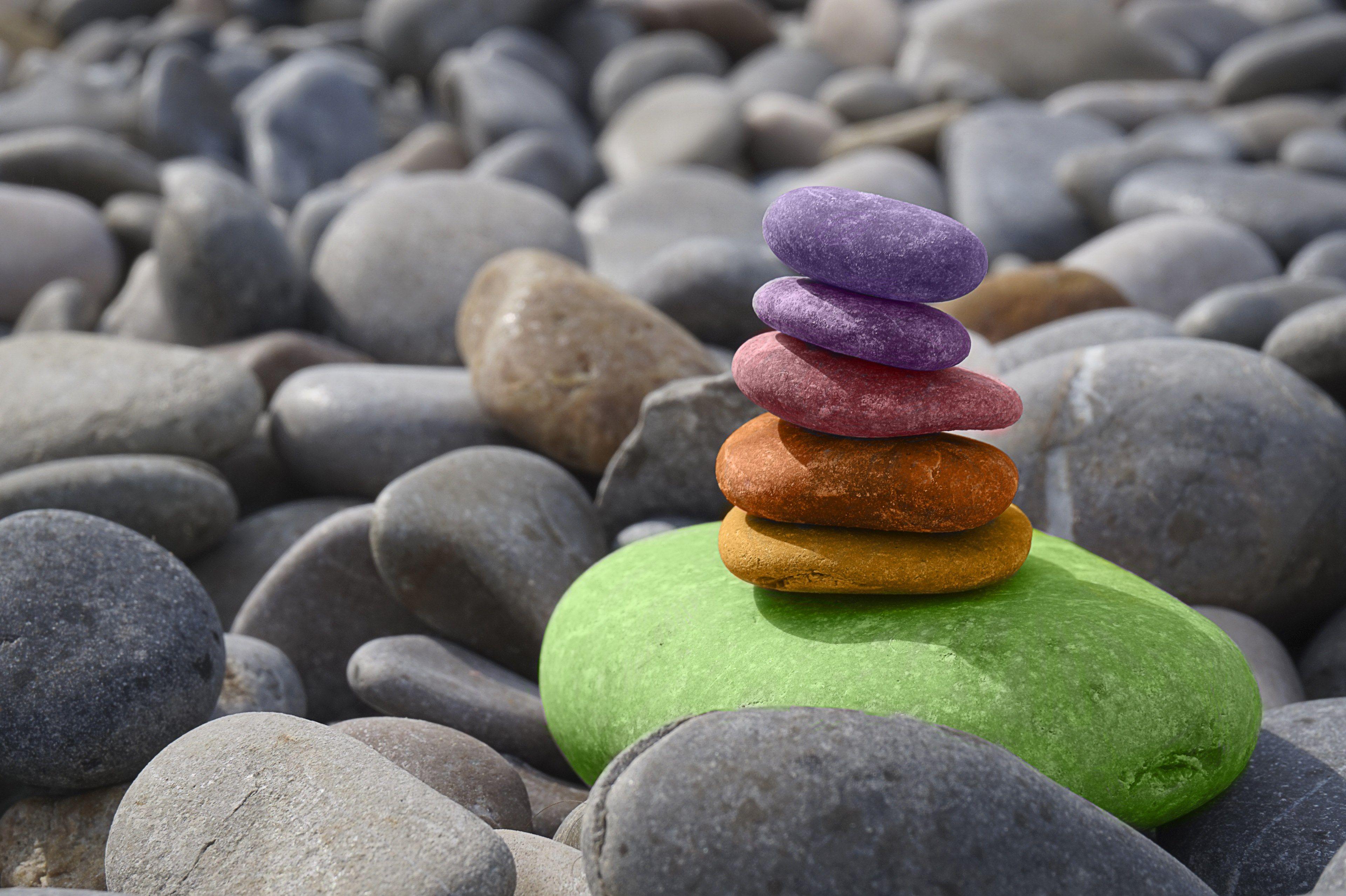 3840x2556 Wallpaper / balance stones meditation zen stone garden sea 4k wallpaper