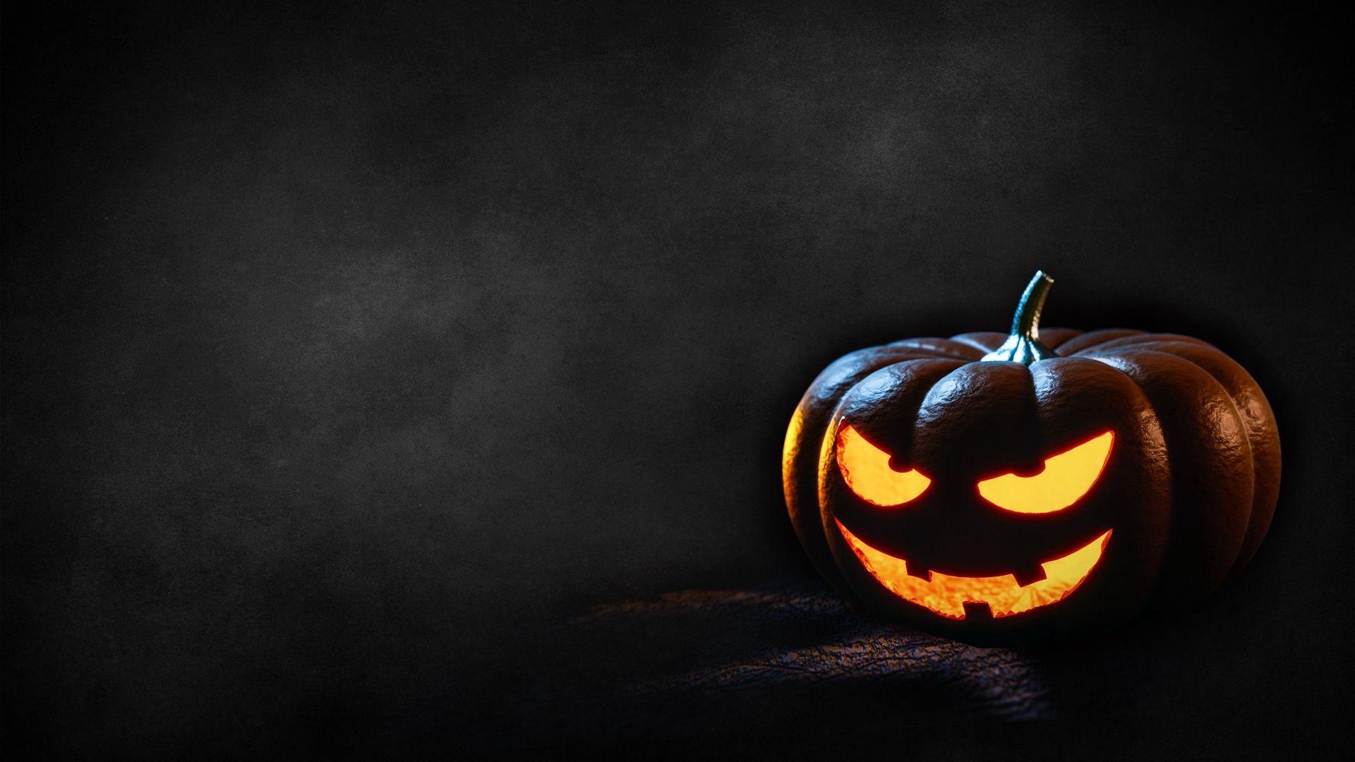 1920x1080 Spooky Halloween Lights HD Wallpaper for Desktop
