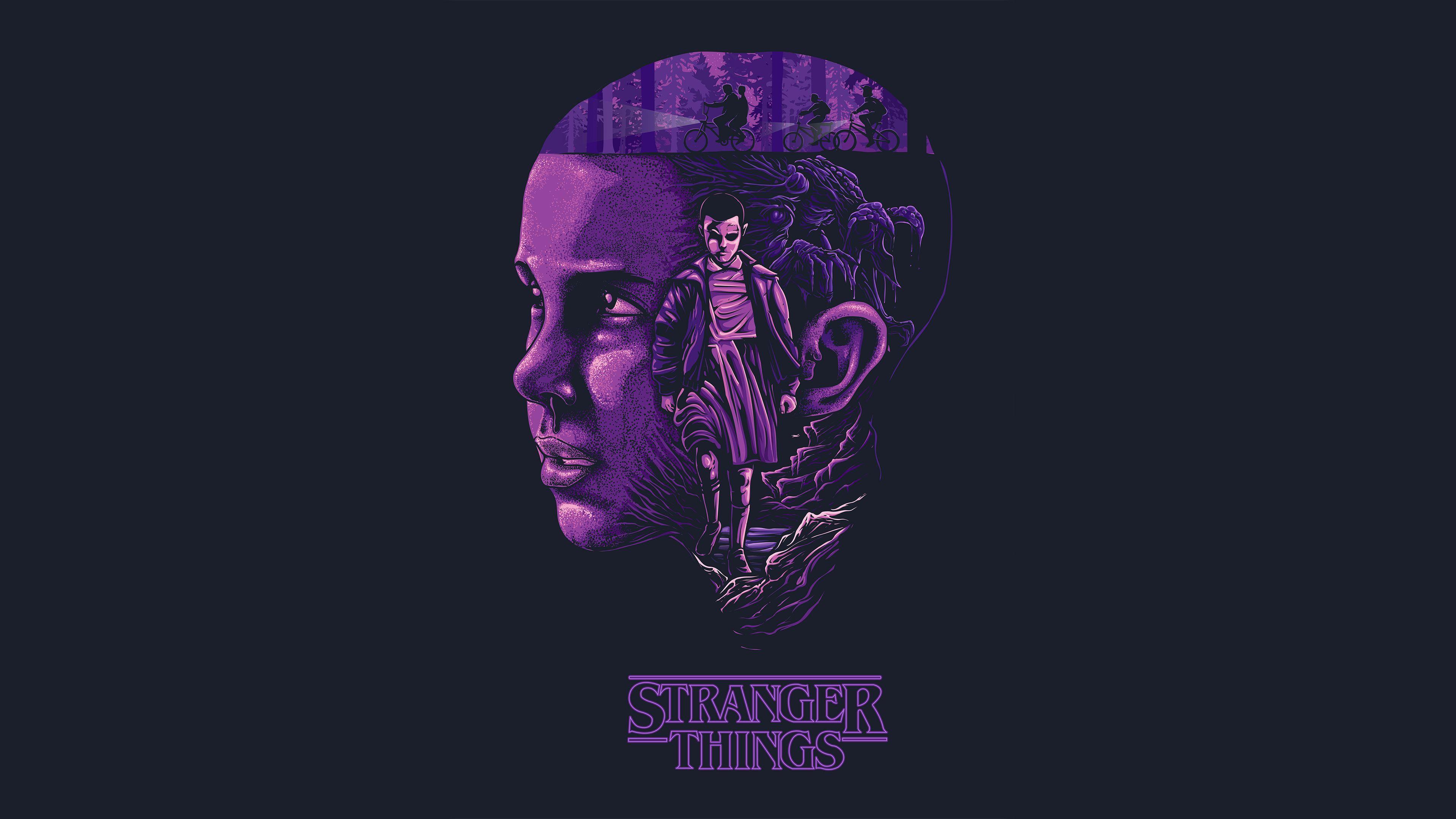 3840x2160 #stranger things, #tv shows, #hd, #artwork, #artist, #behance, k, #digital art. Mocah.org HD Desktop Wallpaper