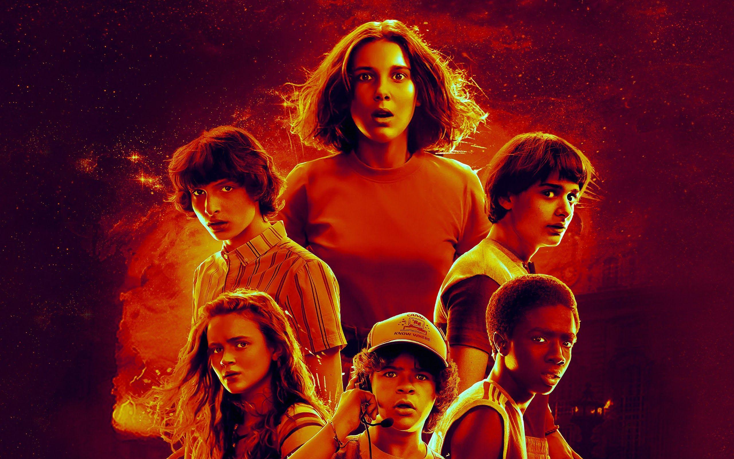 2560x1600 Stranger Things Season 3 Characters 4K Wallpaper
