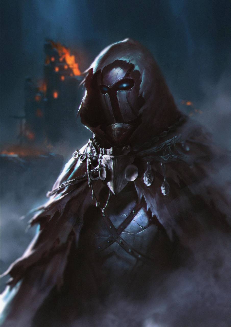 905x1280 The Hooded Stranger wallpaper