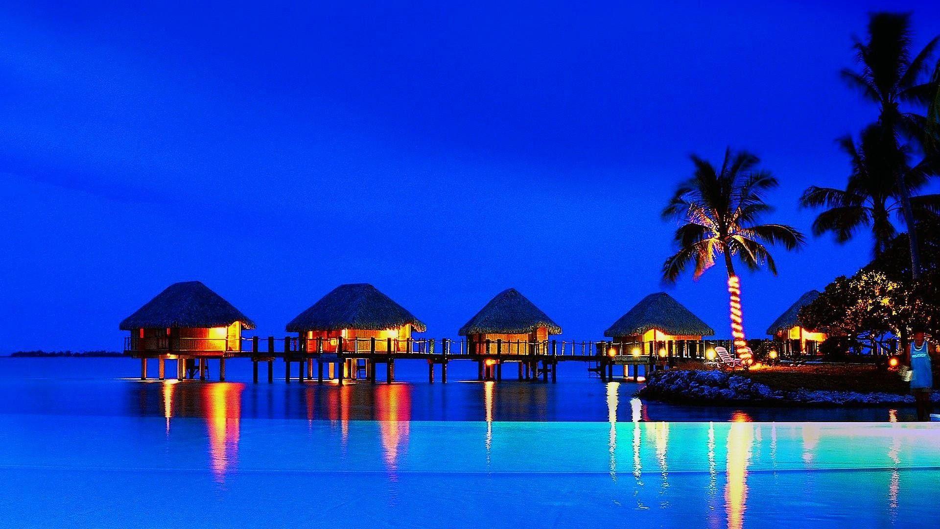 1920x1080 Bora Bora Background