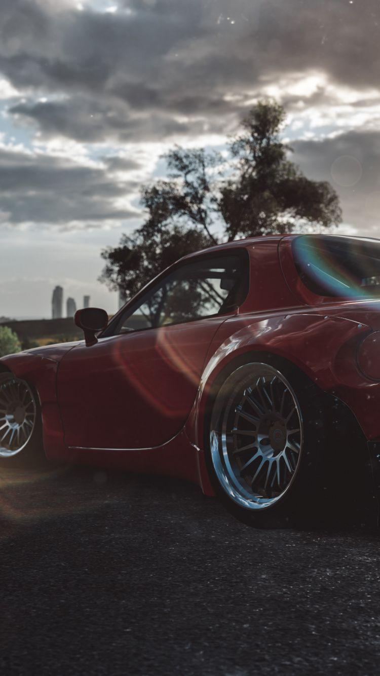750x1334 Download Forza Horizon Mazda RX- video game, car wallpaper, 750x iphone iPhone 8