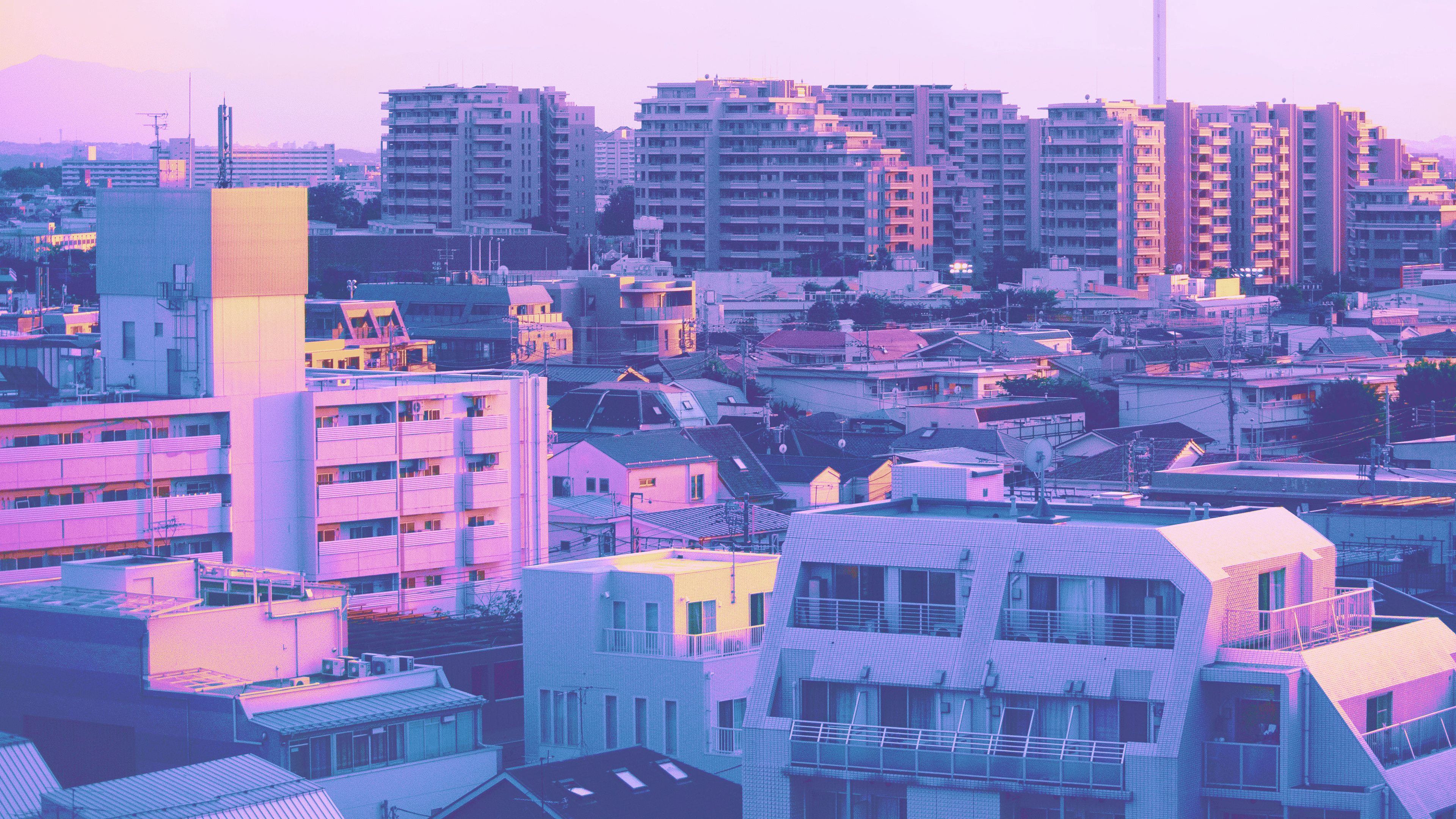 3840x2160 Early morning colours in Tokyo [3840x2160]