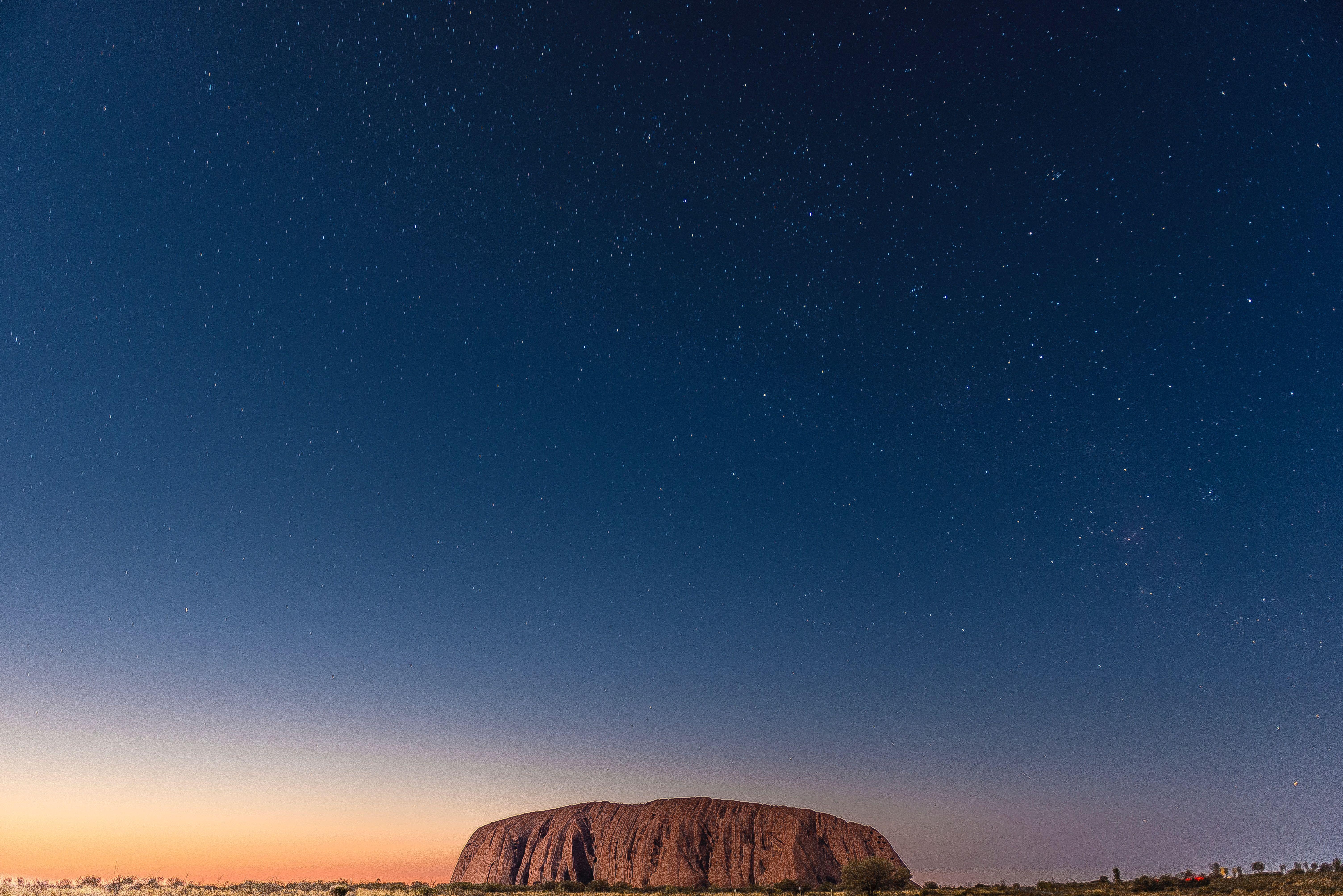 6016x4016 Clear Stars Sky Night Rock 5k, HD Nature, 4k Wallpaper, Image, Background, Photo and Picture