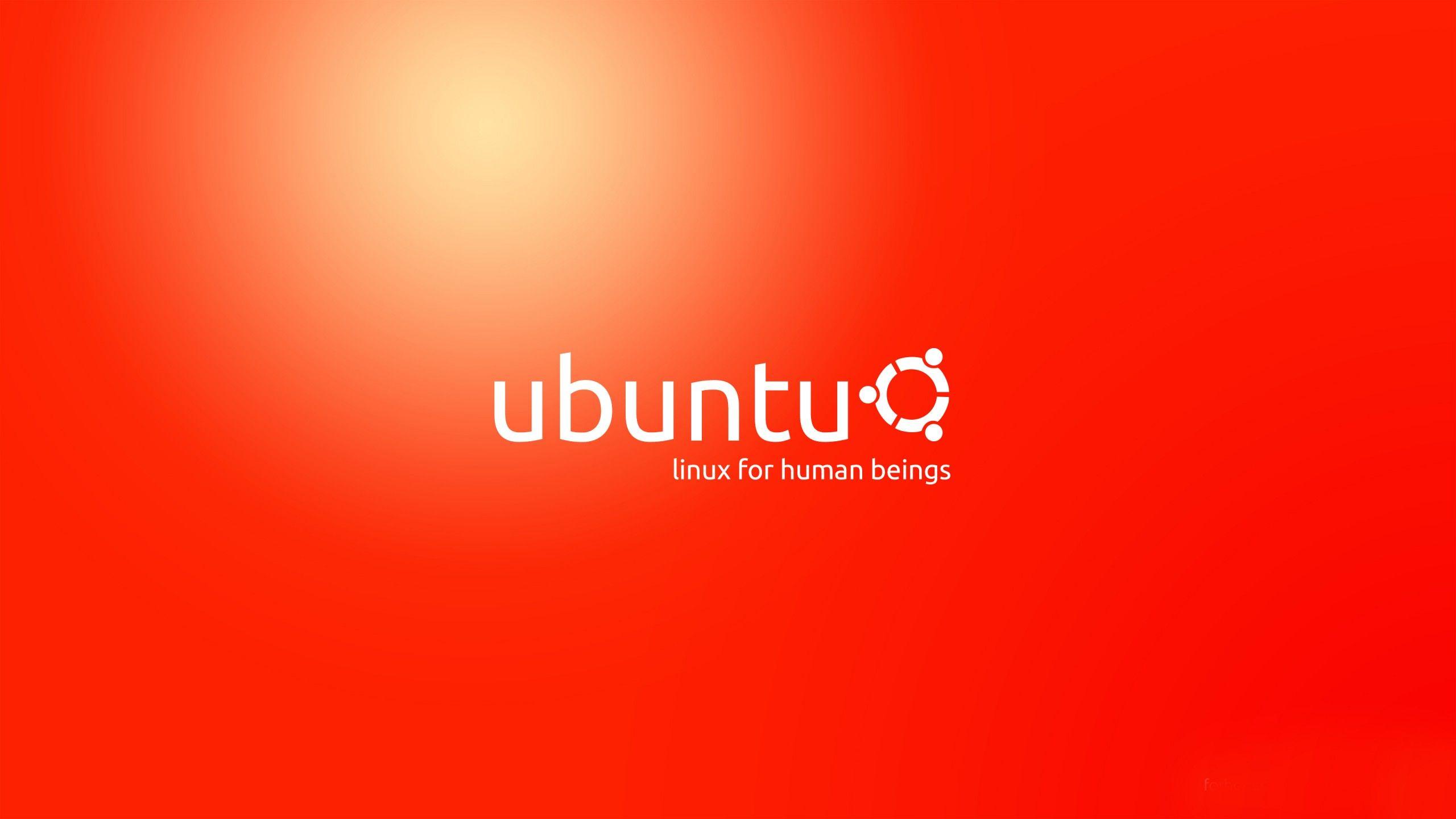 2560x1440 Wallpaper ubuntu, Orange, 4K, Technology,. Wallpaper for iPhone, Android, Mobile and Desktop