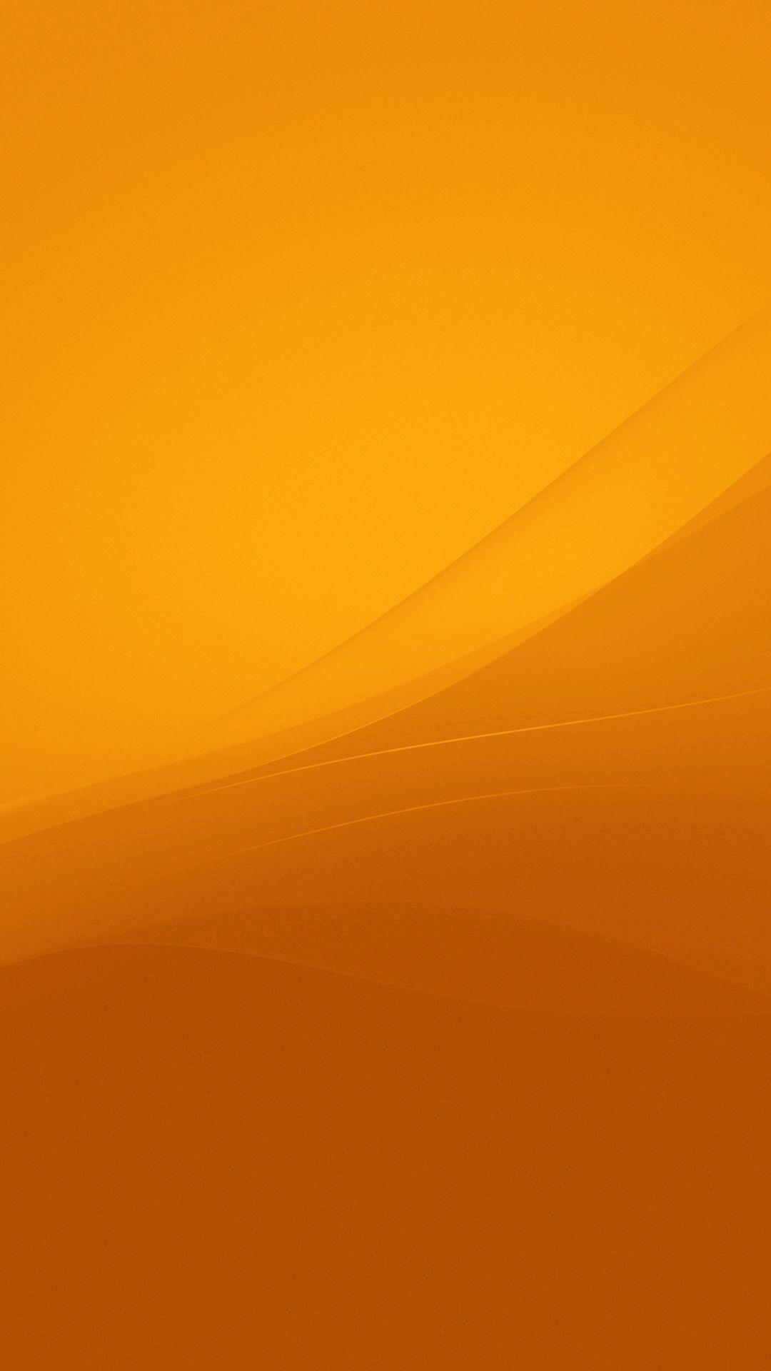 1080x1920 Xperia Lollipop Orange Wallpaper