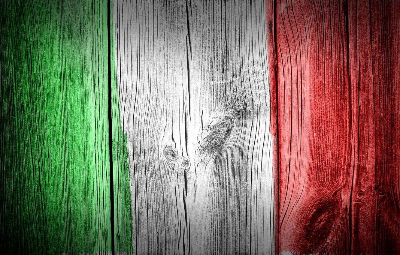 1332x850 Wallpaper Red, Green, Italy, White, Flag, Textures image for desktop, section разное