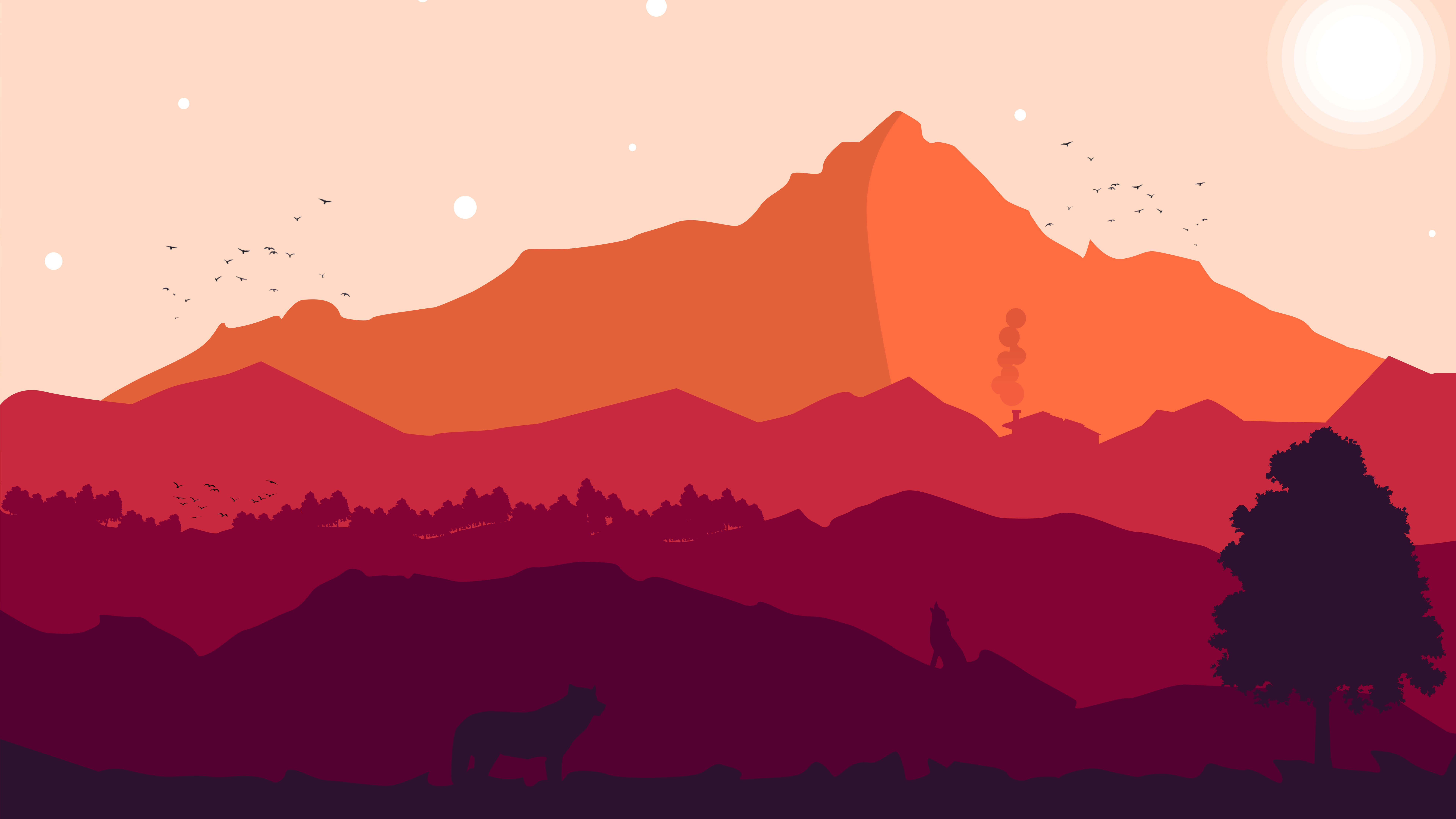 7680x4320 Firewatch UHD 8K Wallpaper