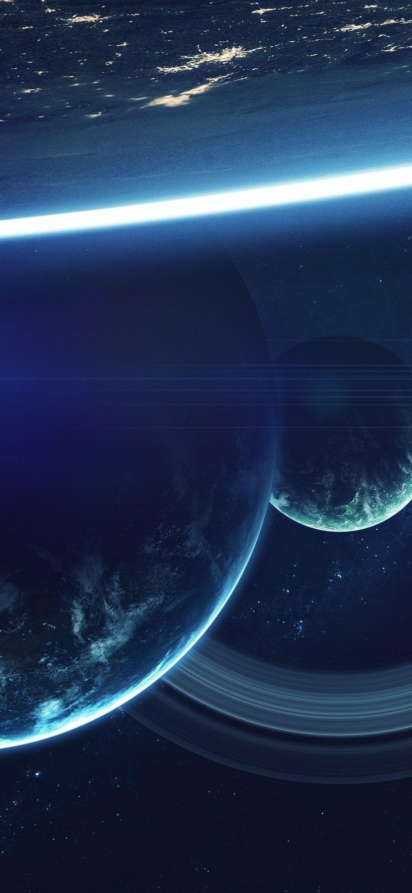 828x1792 Planets, Cosmos, Space 1242x2688 IPhone 11 Pro XS Max Wallpaper, Background, Picture, Image