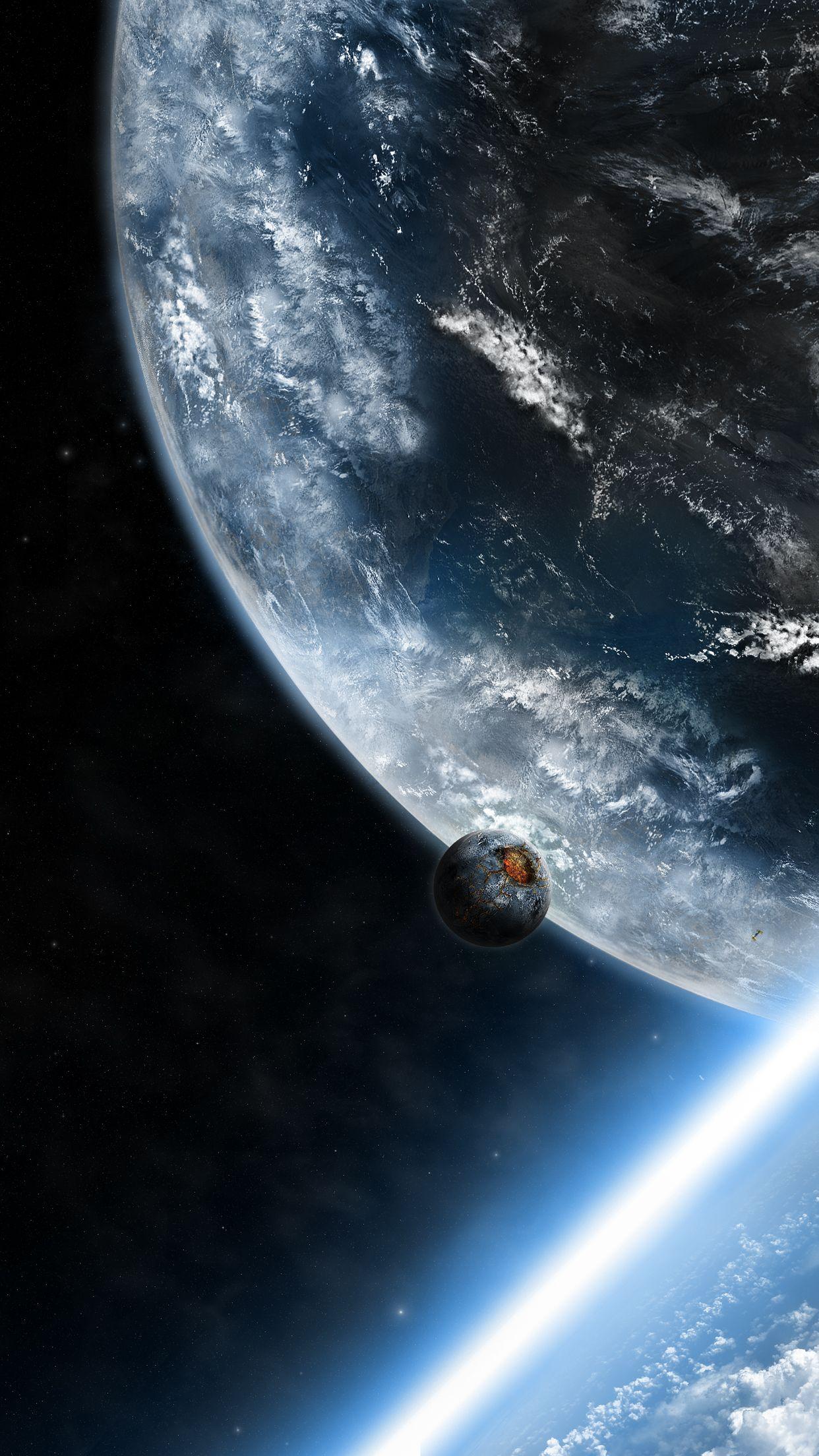 1242x2208 Wallpaper of the week: planets