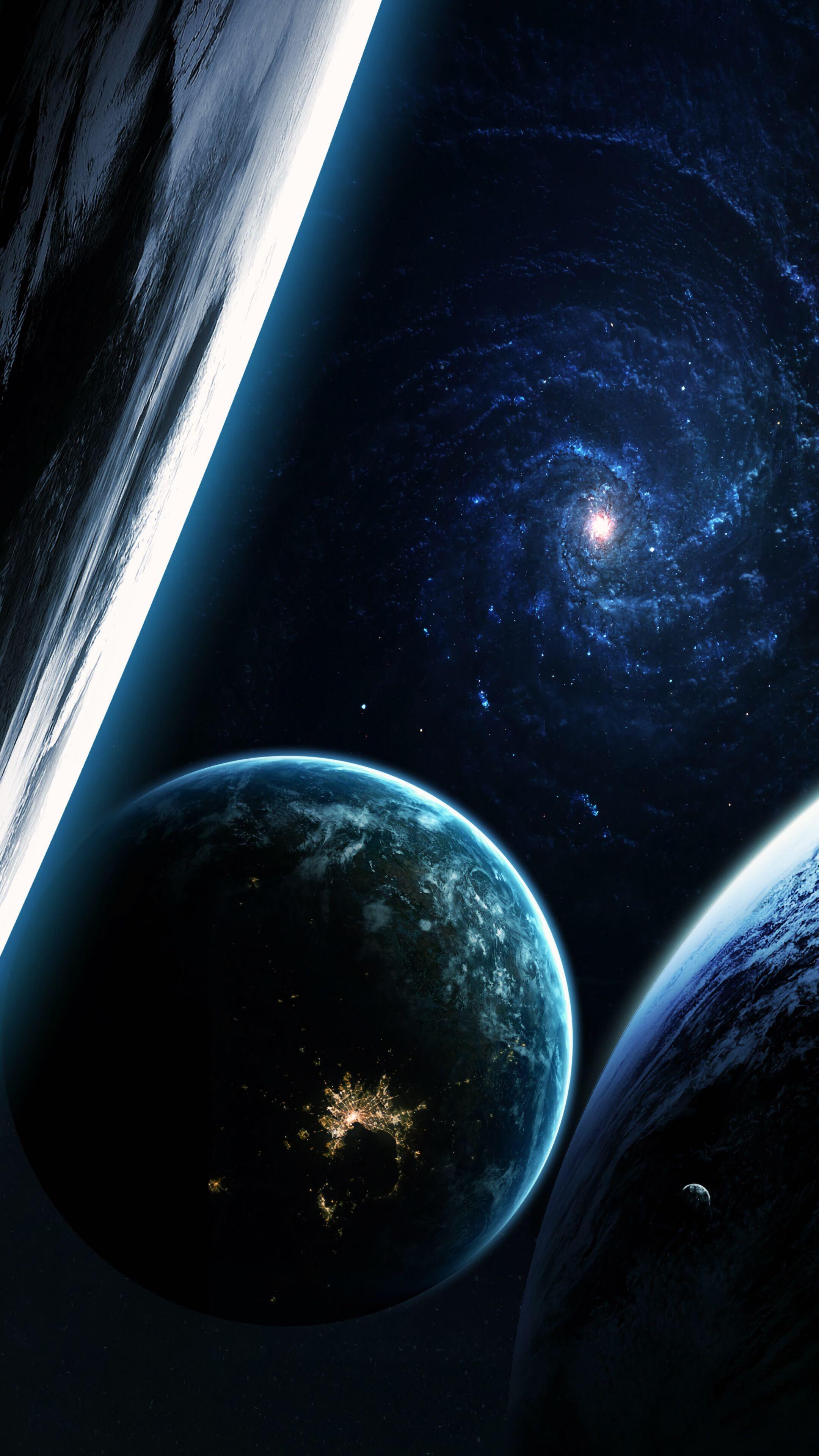 2160x3840 Galaxy, Planets, Stars, Space, 4K iPhone 6s, 6 HD Wallpaper, Image, Background, Photo and Picture. Mocah.org HD Wallpaper