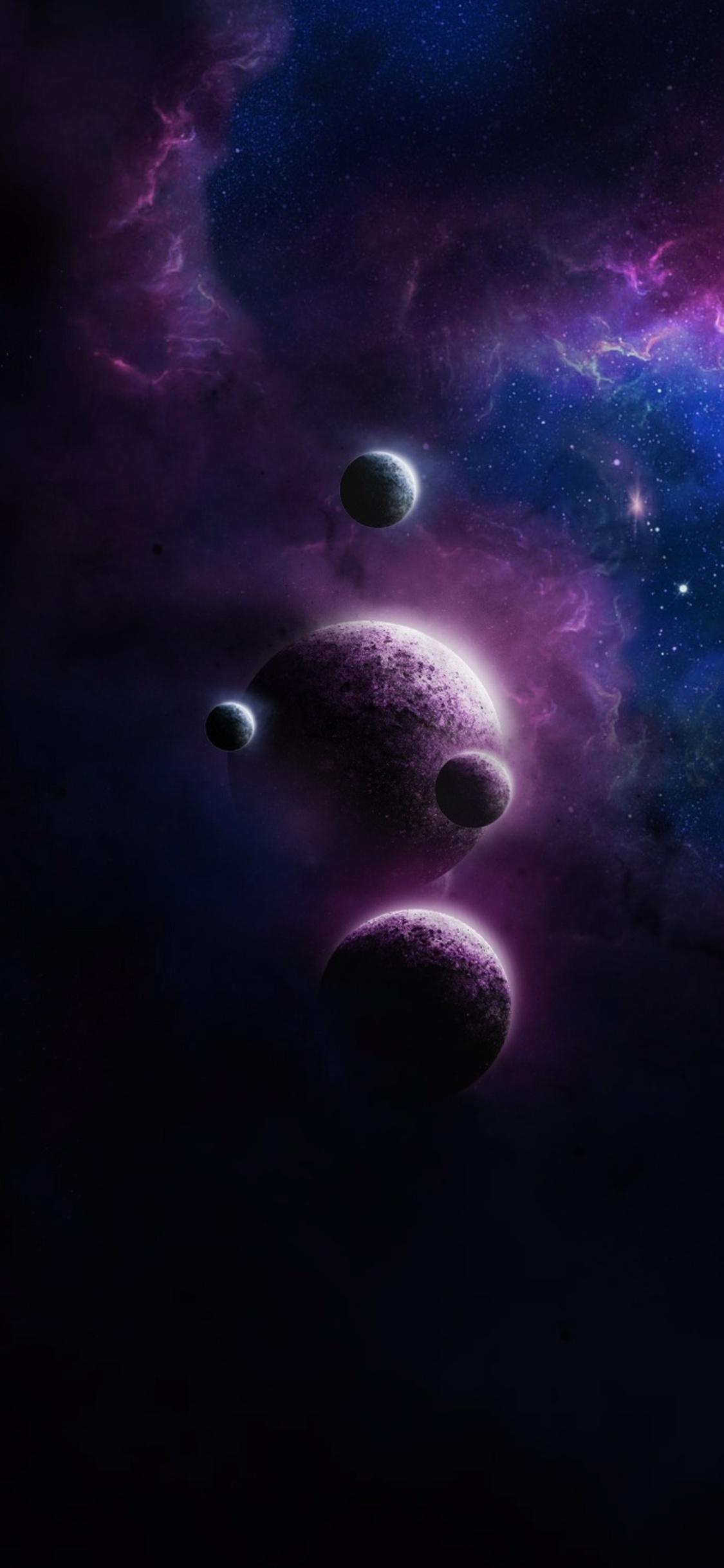 1125x2436 iPhone Planet Wallpaper