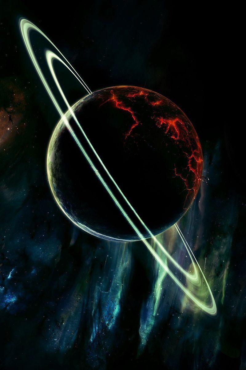 800x1200 Download Wallpaper 800x1200 Saturn, Destruction, Planets, Stars Iphone 4s 4 For Parallax HD Background
