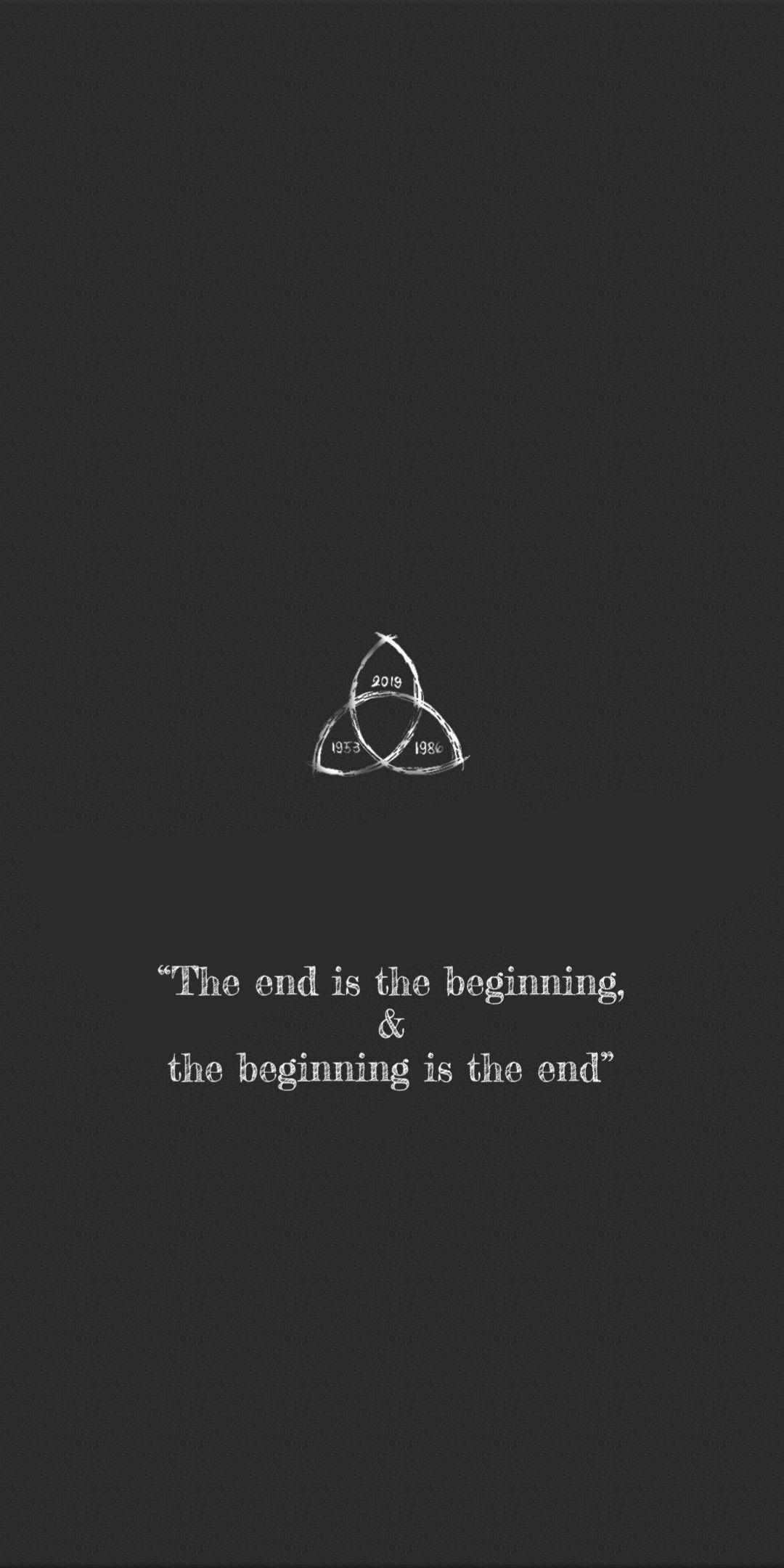 1080x2160 End is the beginning.. Dark quotes, Netflix quotes, Dark wallpaper