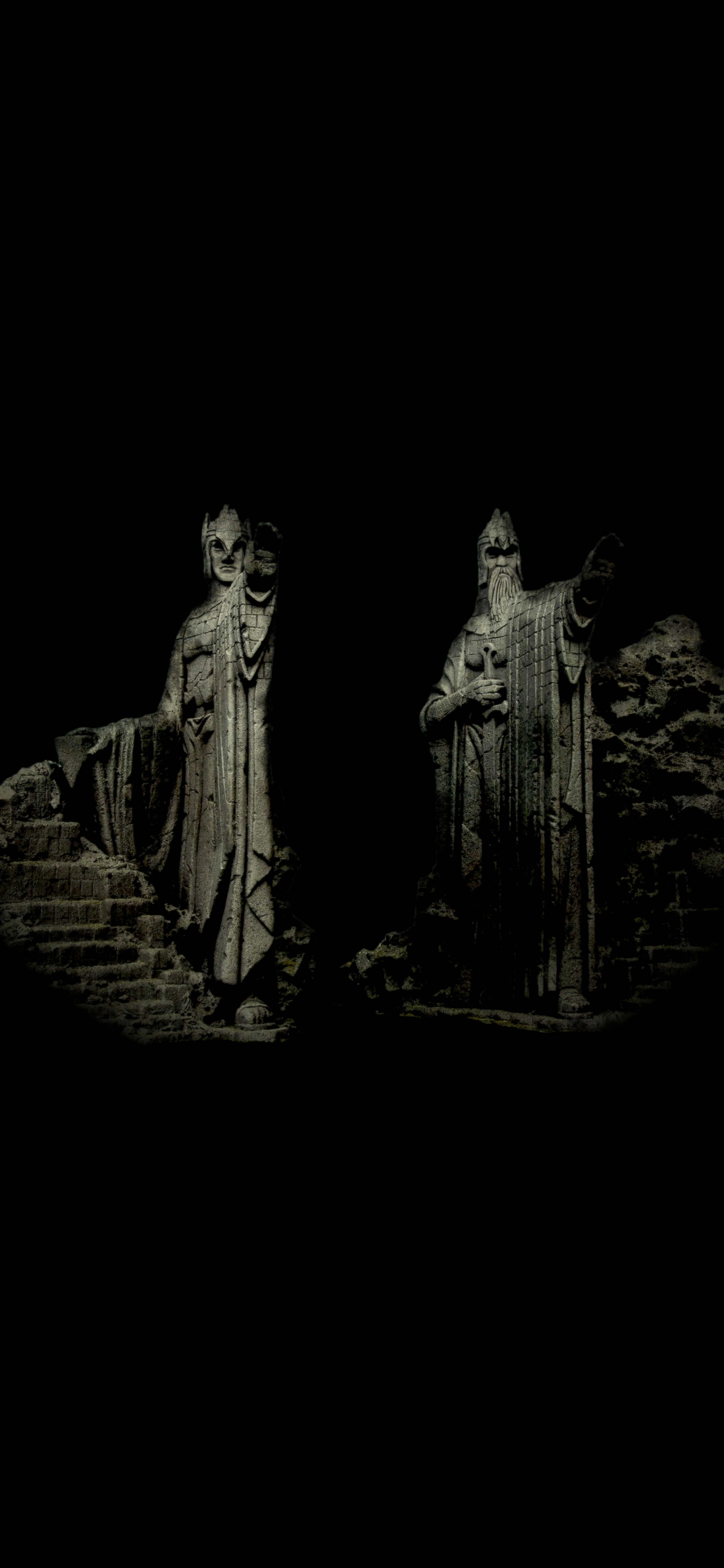 2160x4680 Argonath AMOLED wallpaper