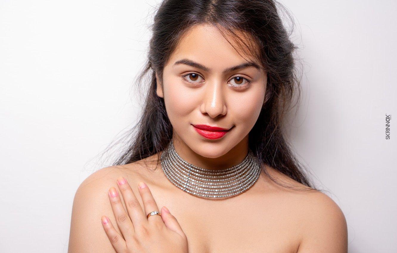 1332x850 Wallpaper Girl, Beautiful, Asian, Smile, Girls, Wallpaper, Eyes, Indian, Face, Lips, Cute, Portrait, Pretty, Black Hair, Honey Green, Skrinnox image for desktop, section девушки