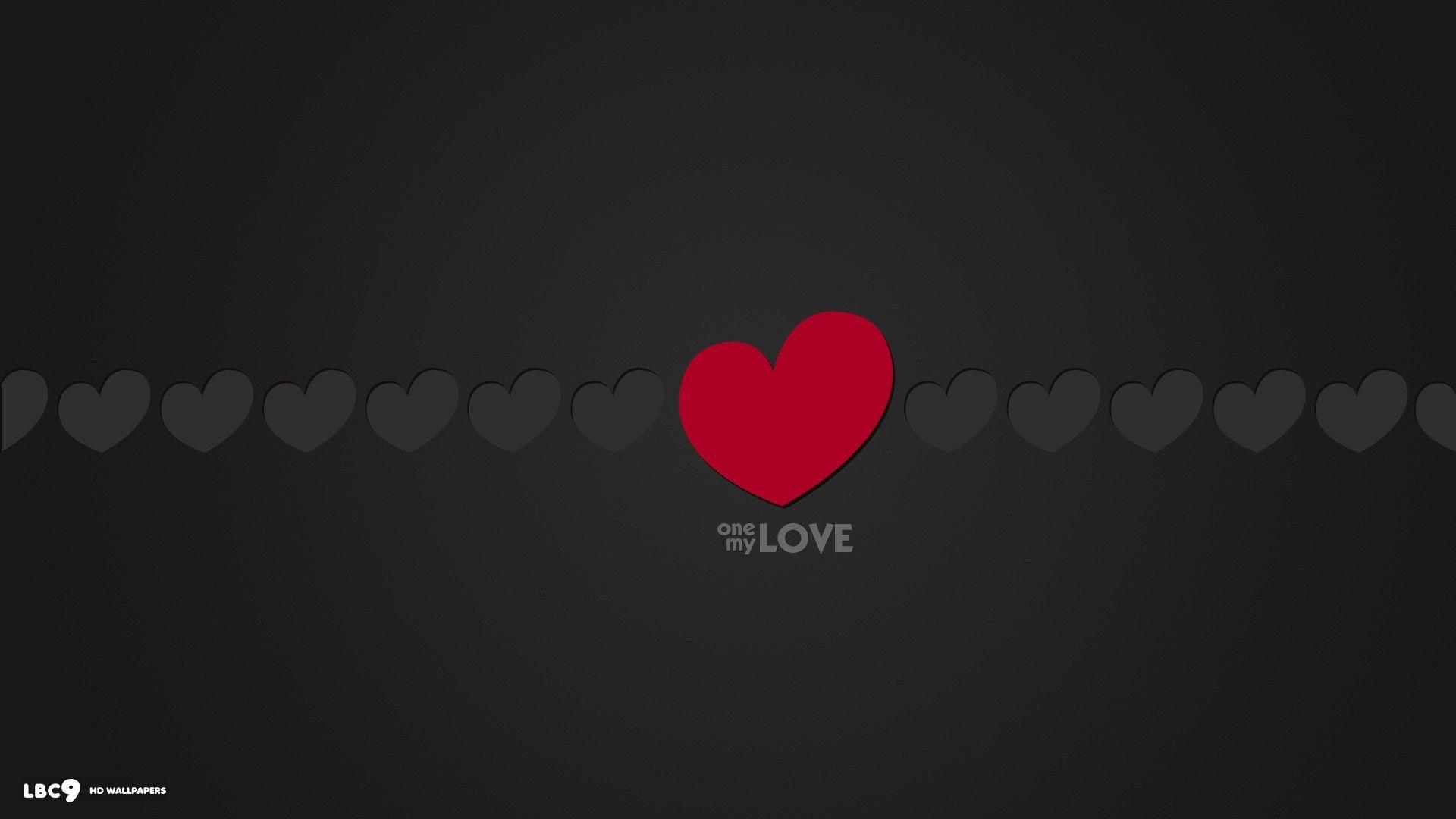 1920x1080 Love Word Wallpaper