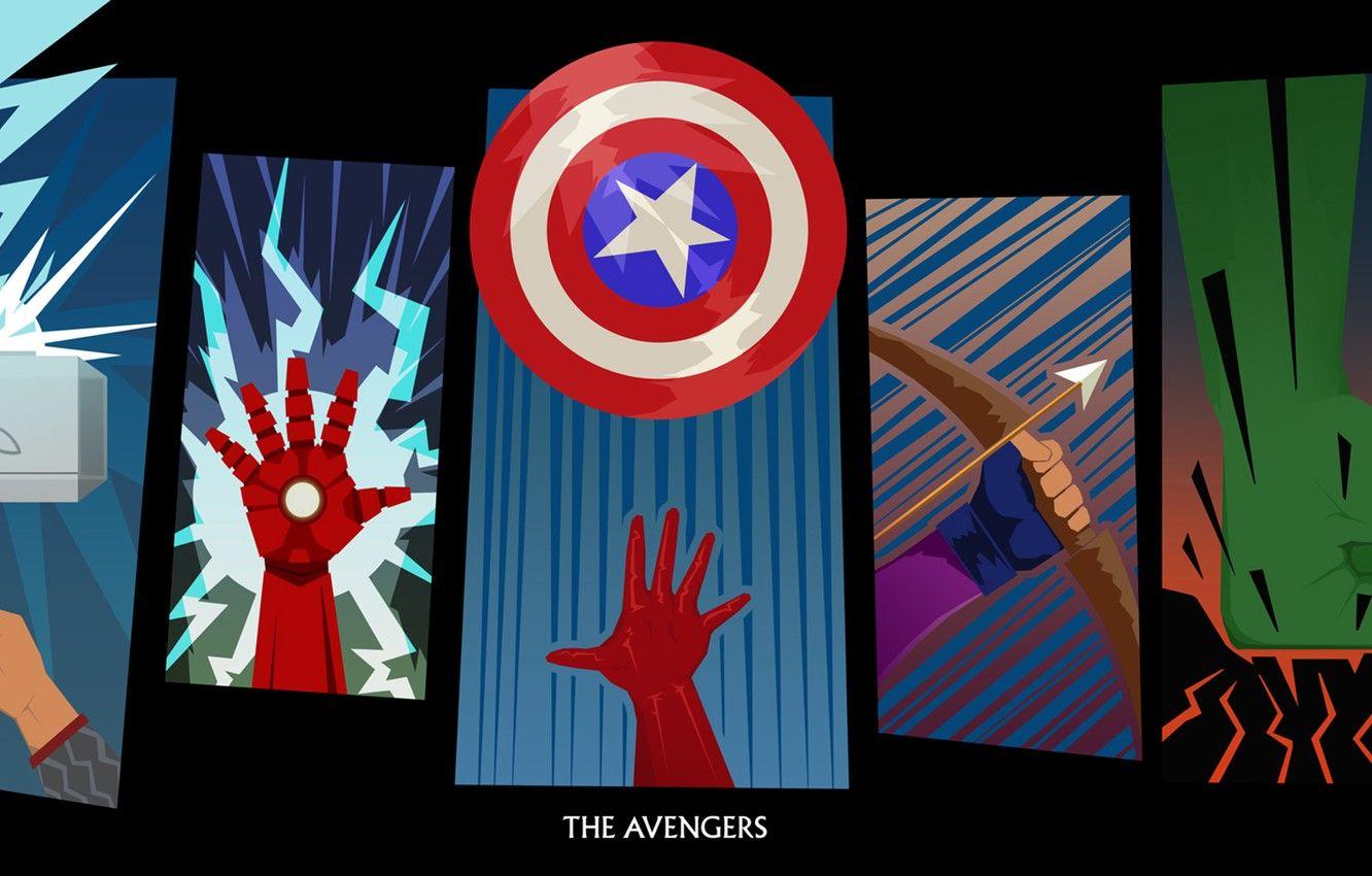 1332x850 Wallpaper Hulk, Iron Man, Captain America, Thor, The Avengers, Hawkeye image for desktop, section фильмы