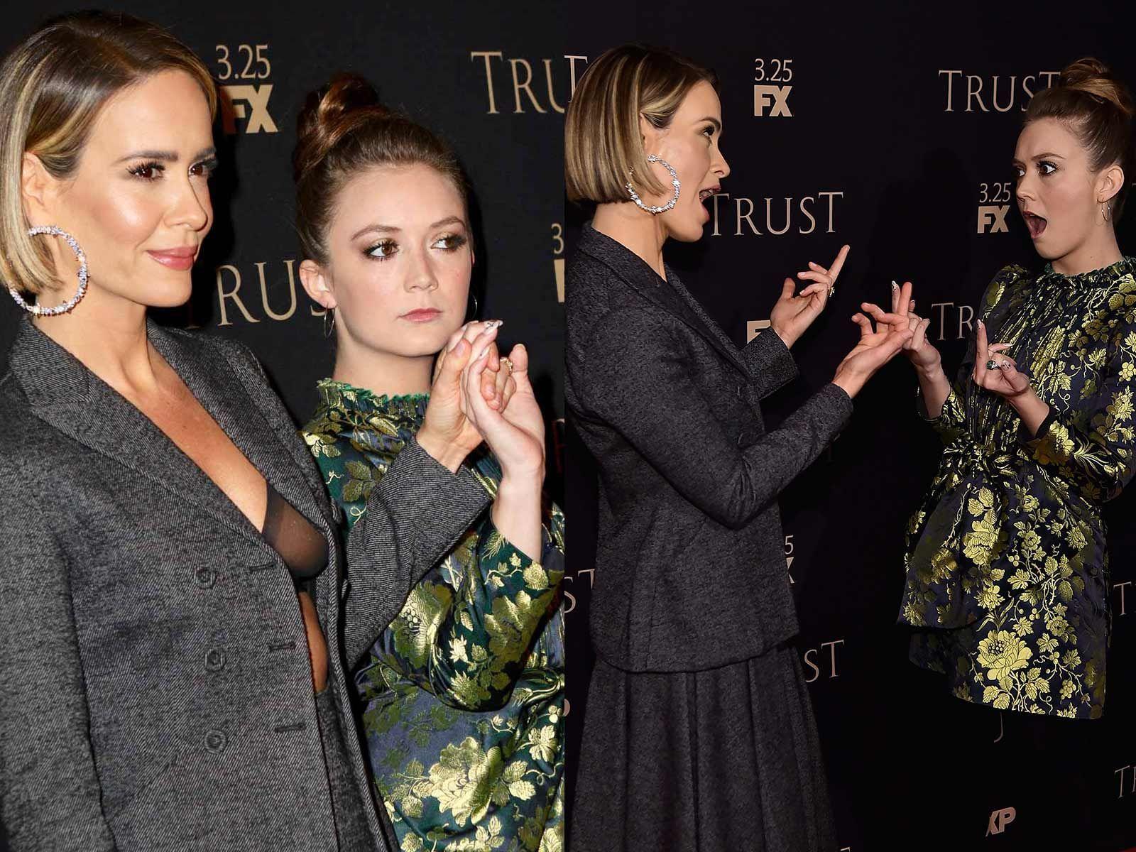1600x1200 Sarah Paulson And Billie Lourd's Real Life Friendship Makes Our 'AHS' Hearts Happy