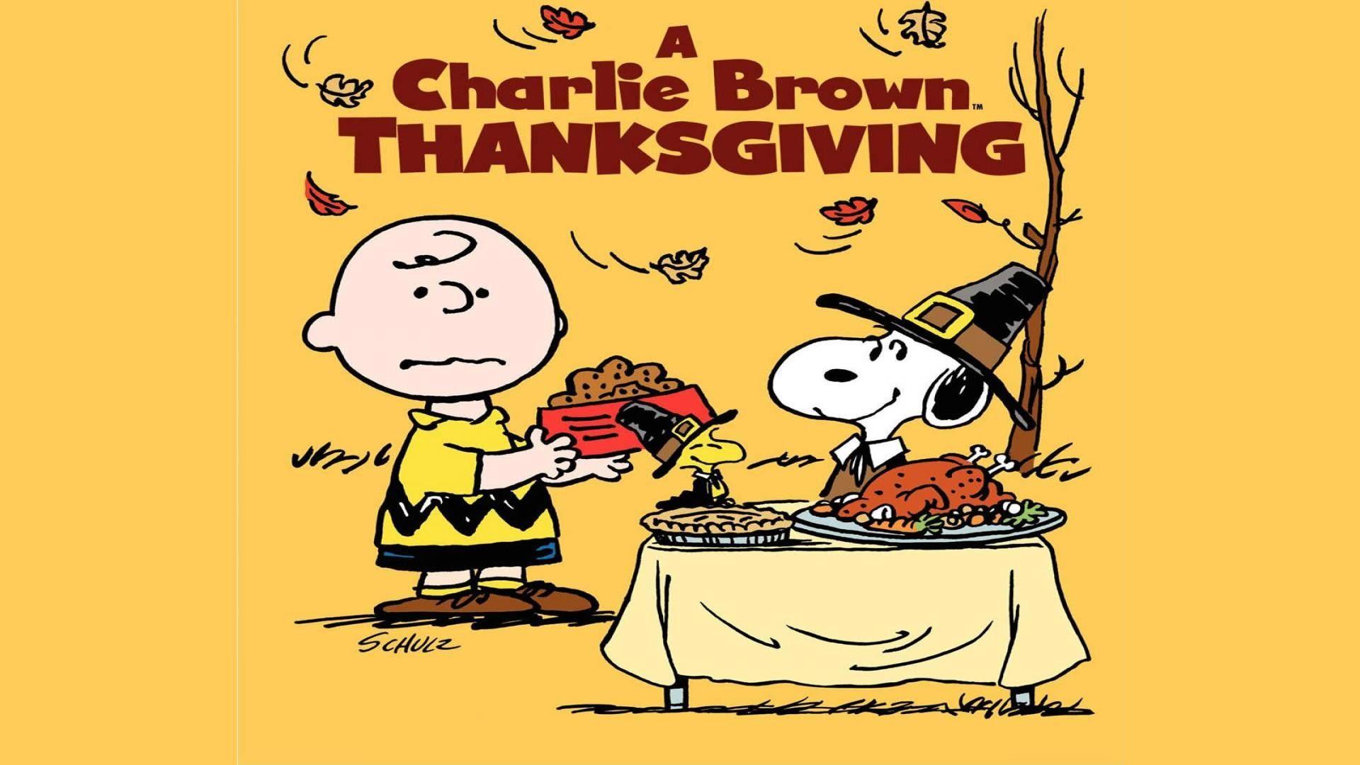 1920x1080 Thanksgiving Snoopy Wallpaper