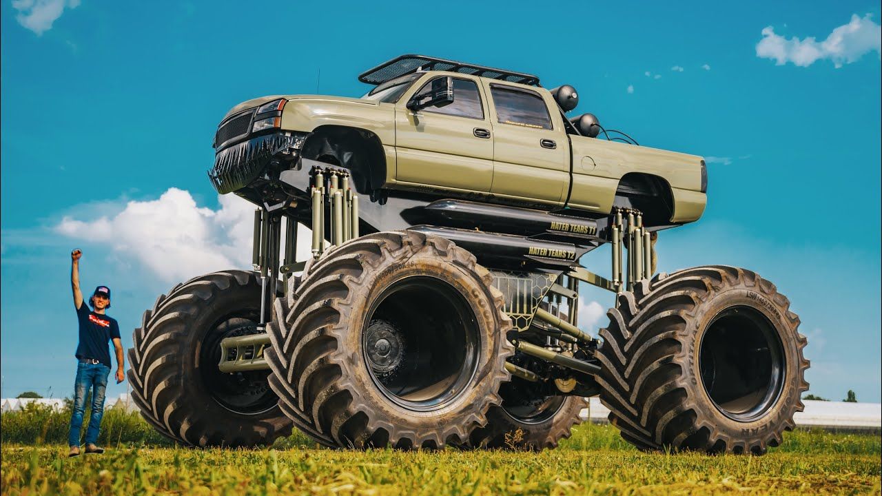 1280x720 Introducing Monstermax 2. The Worlds Largest Truck (Twin Engine Duramax)