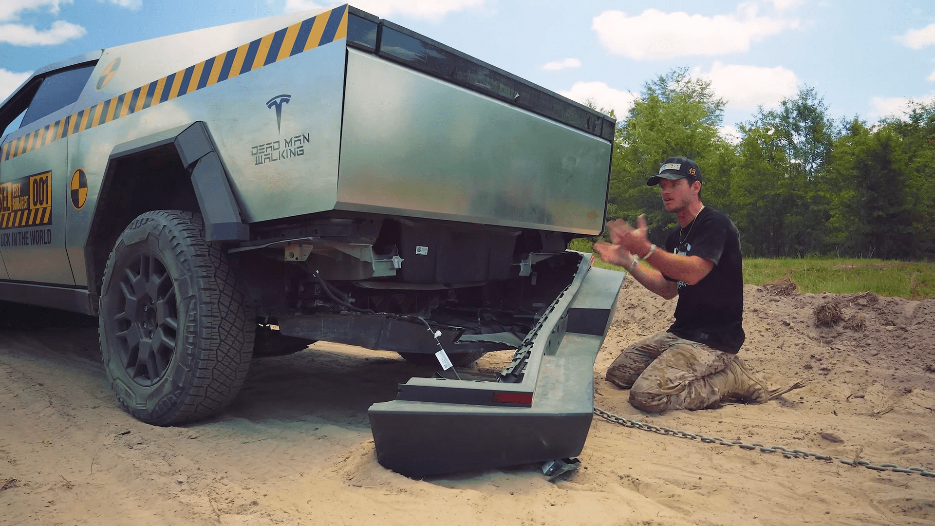 1920x1080 Whistlin Diesel Snaps Tesla Cybertruck Frame In Viral “Durability” Test