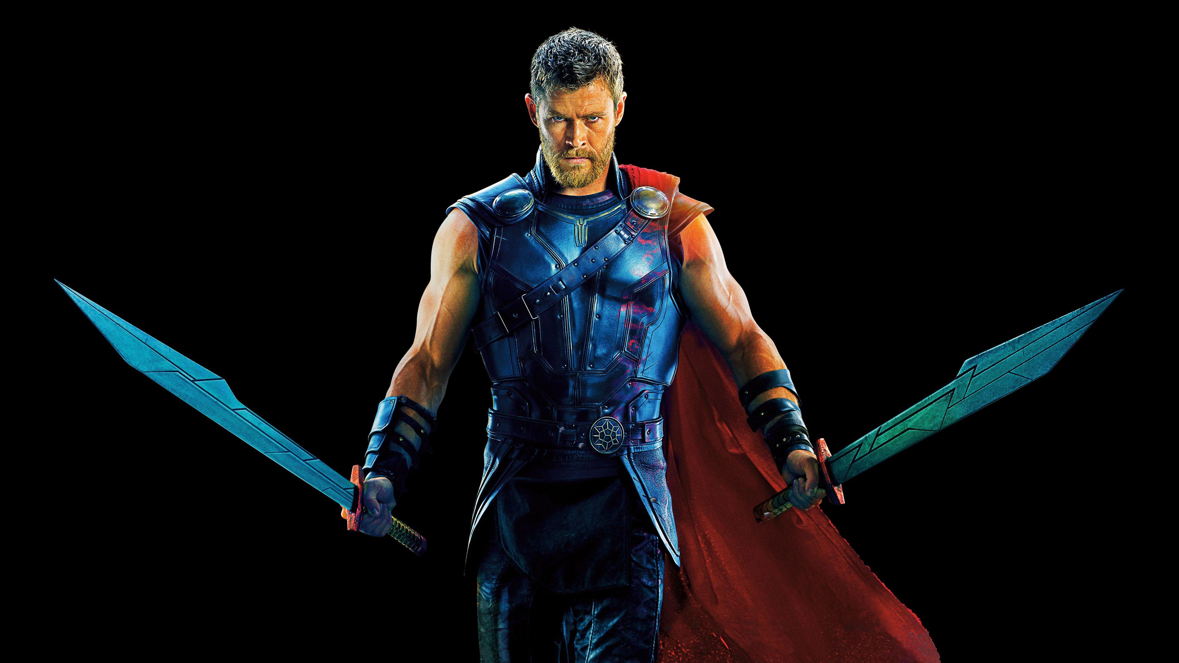 3840x2160 K, #Thor, #Thor Ragnarok, #Chris Hemsworth. Mocah.org HD Desktop Wallpaper