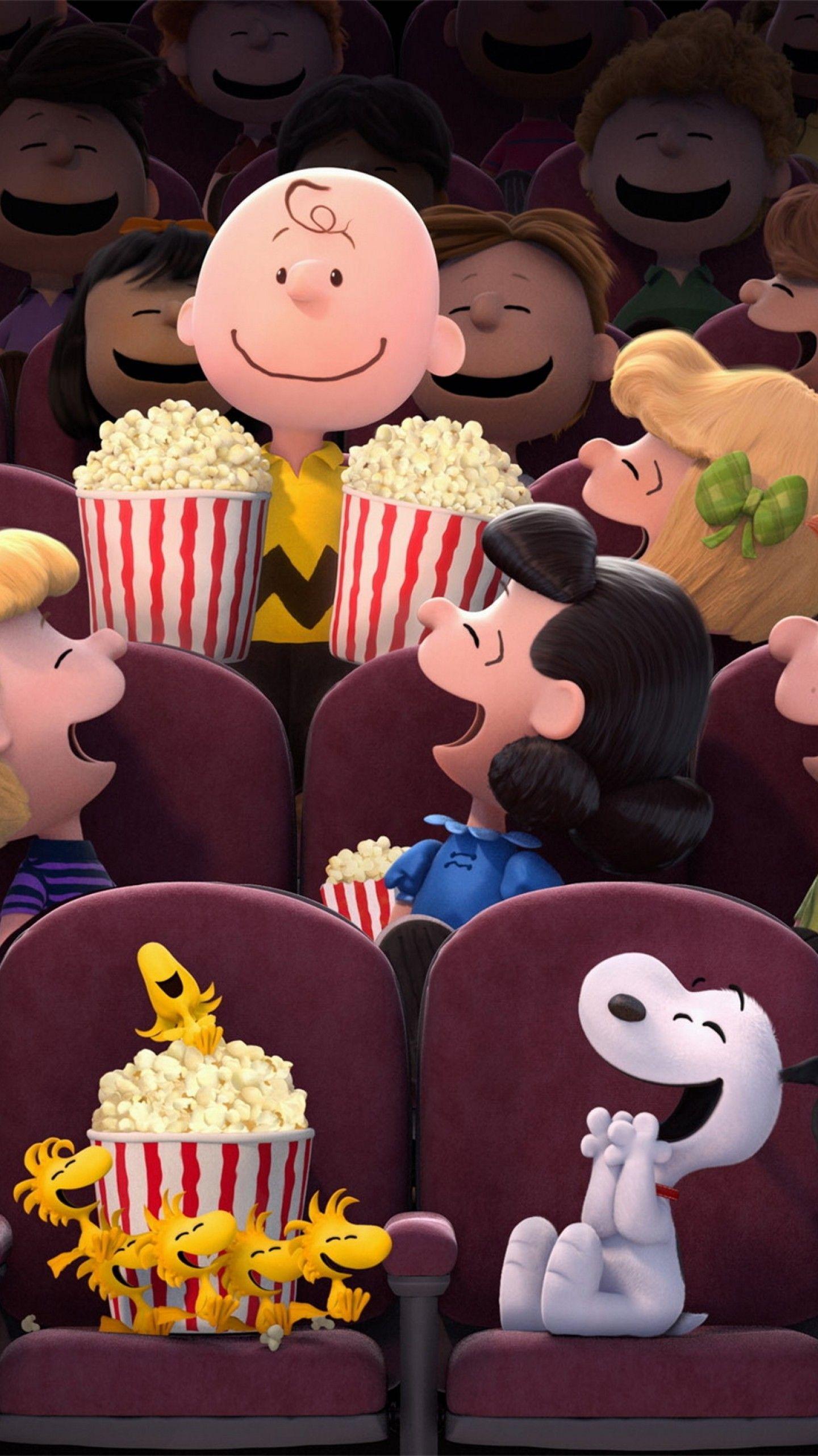1440x2560 Wallpaper The Peanuts Movie, Snoopy, Charlie Brown, Movies
