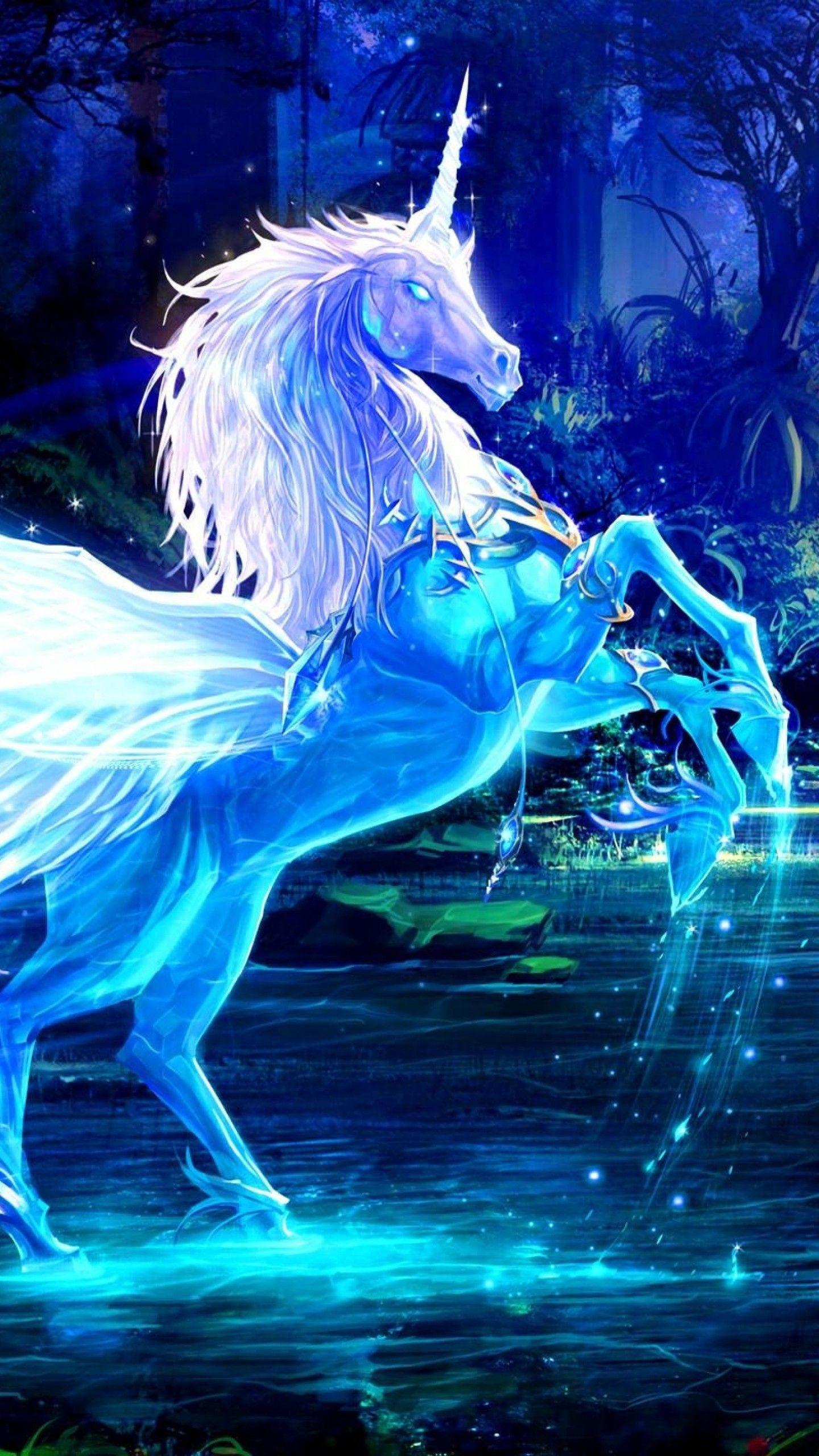 1440x2560 Unicorn Background