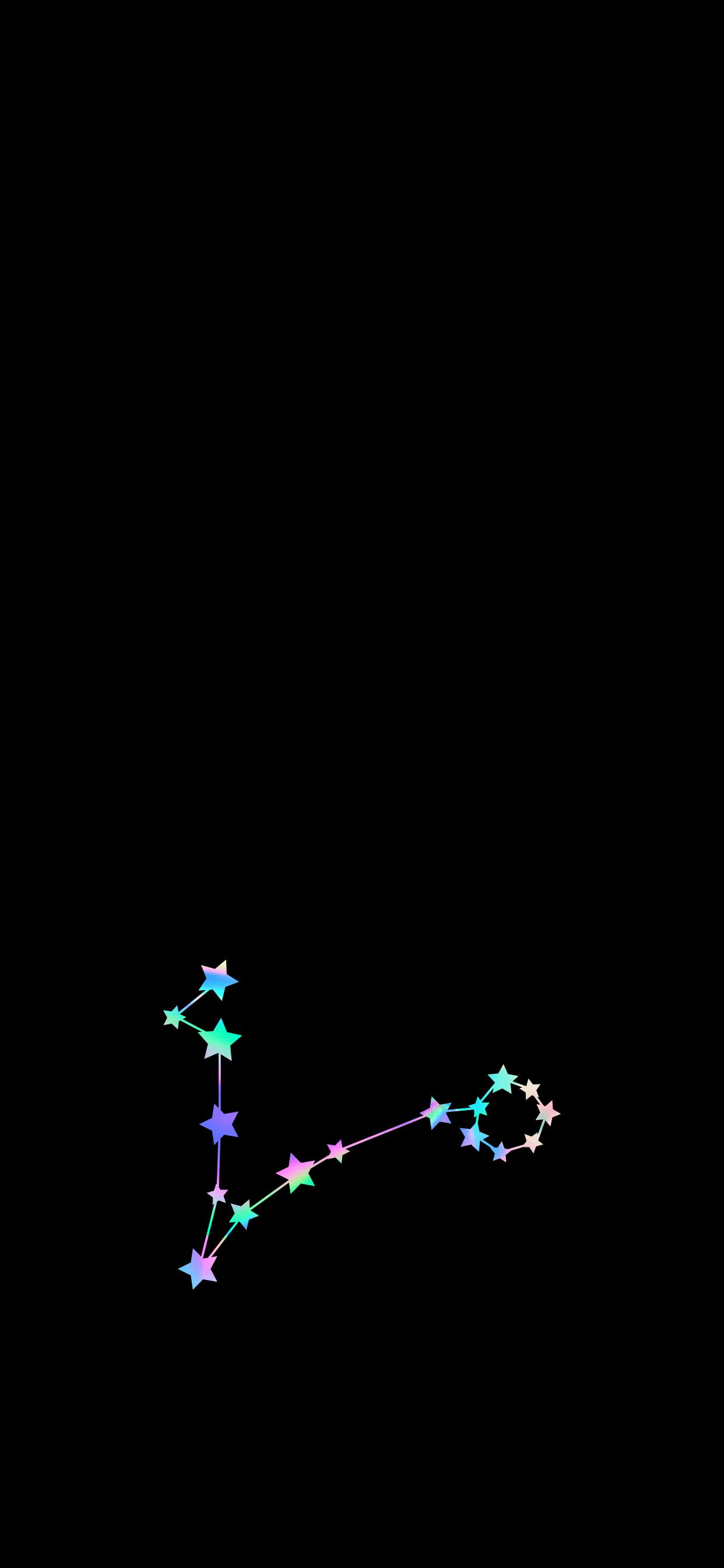 1242x2688 Free Dainty Astrology Sign iPhone Wallpaper. Ginger and Ivory