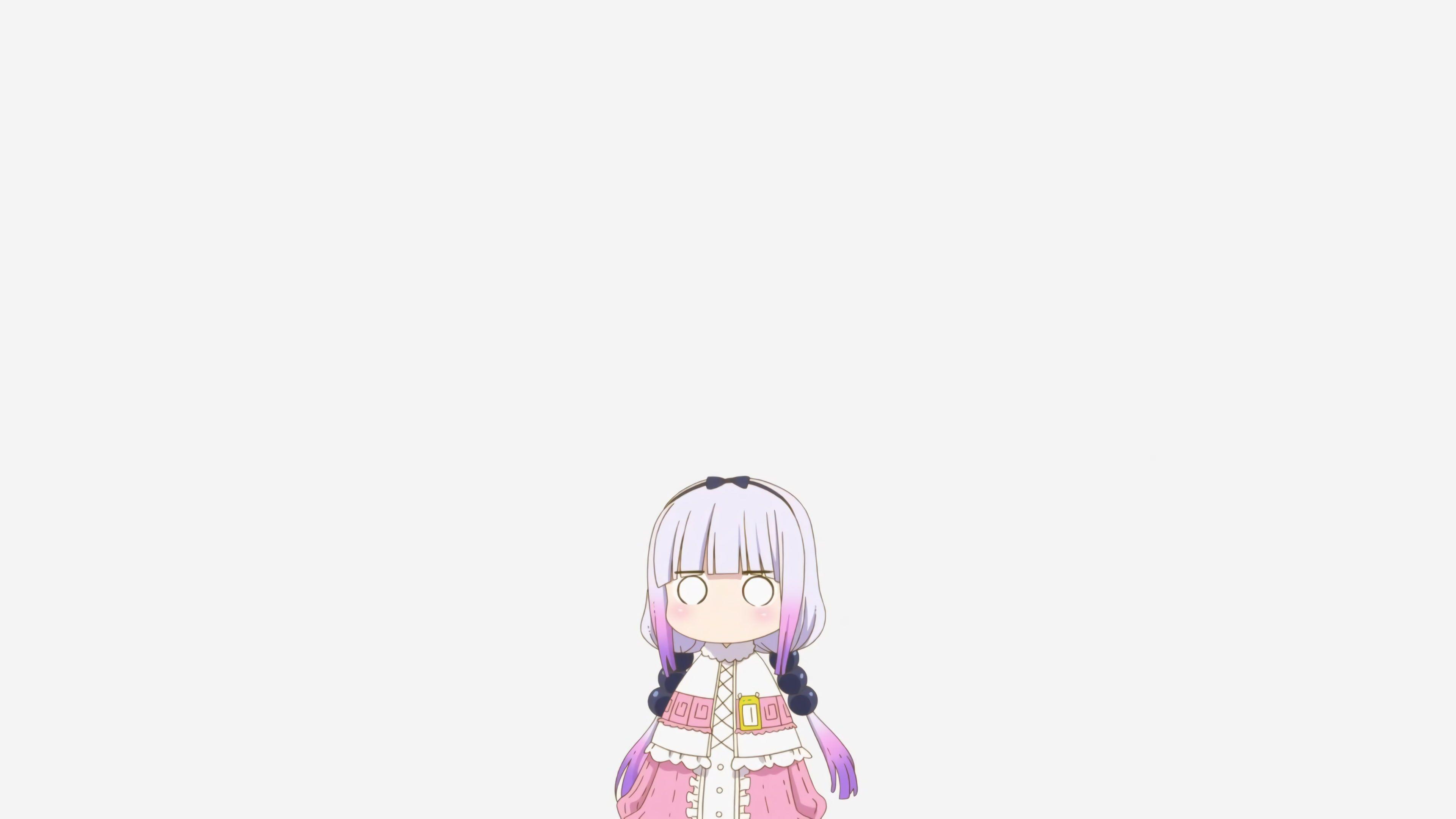 3840x2160 Miss Kobayashi's Dragon Maid Kanna Kamui (Kobayashi San Chi No Maid Dragon) Simple Background K #wal. Kobayashi San Chi No Maid Dragon, Anime, Wallpaper Dekstop