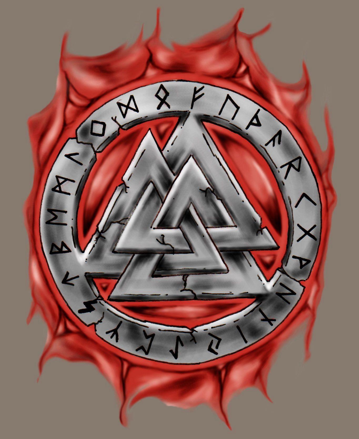 1365x1668 Best Of Valknut Wallpaper for You