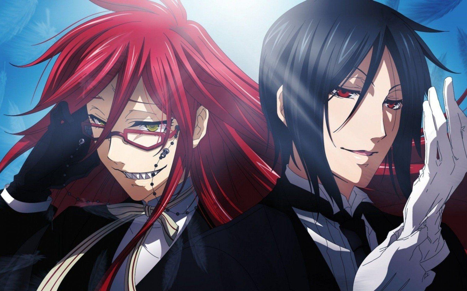 1920x1200 Kuroshitsuji, Black Butler, Michaelis Sebastian, Sutcliff Grell Wallpaper HD / Desktop and Mobile Background