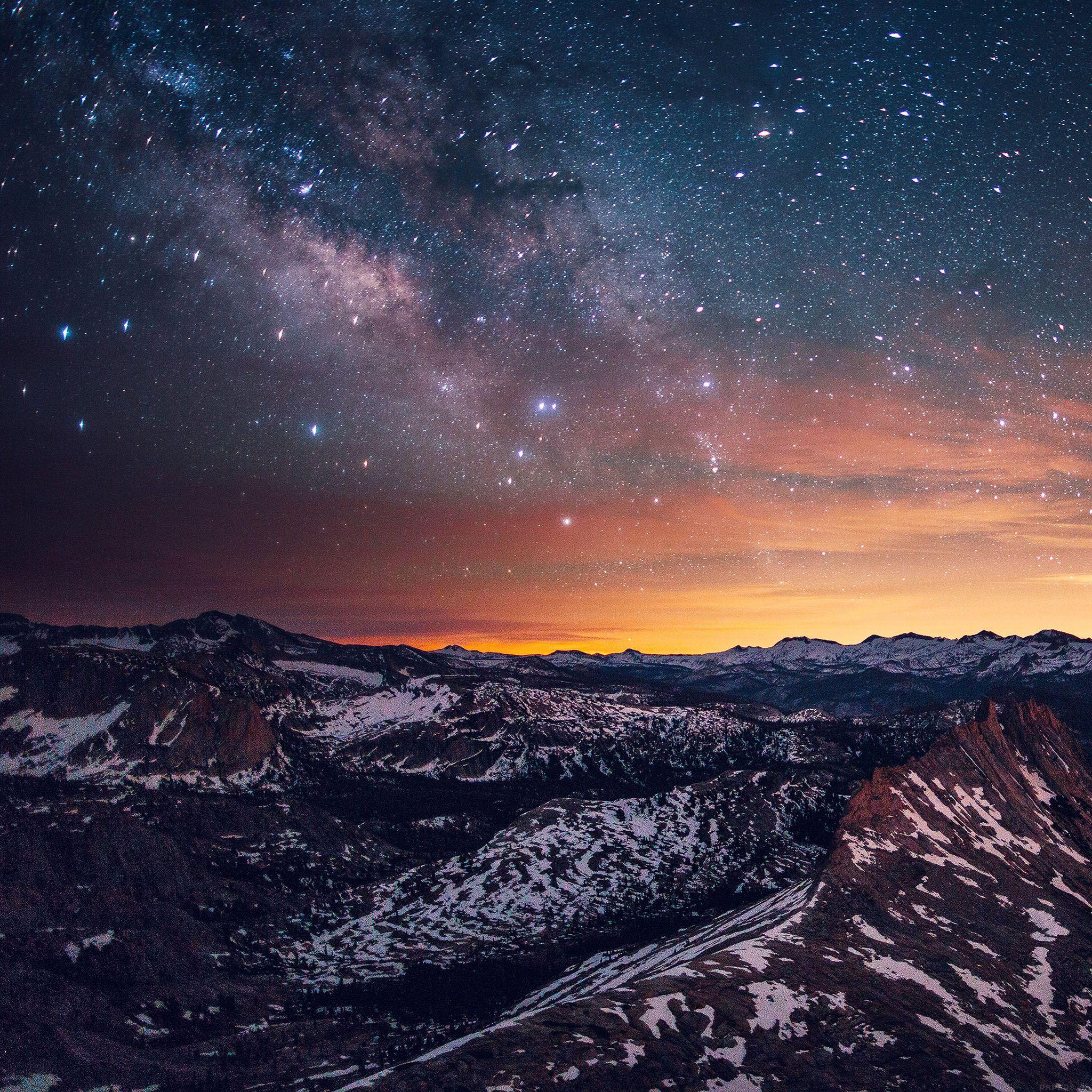 Galaxy Mountain Wallpapers - Top Free Galaxy Mountain Backgrounds -  WallpaperAccess