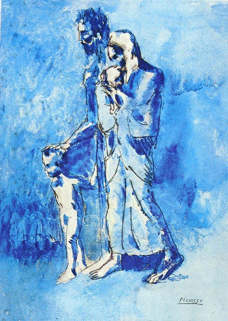 768x1080 The Family Of The Blind Man Blue Period Art Wallpaper Picture. Pablo picasso art, Picasso art, Picasso blue period
