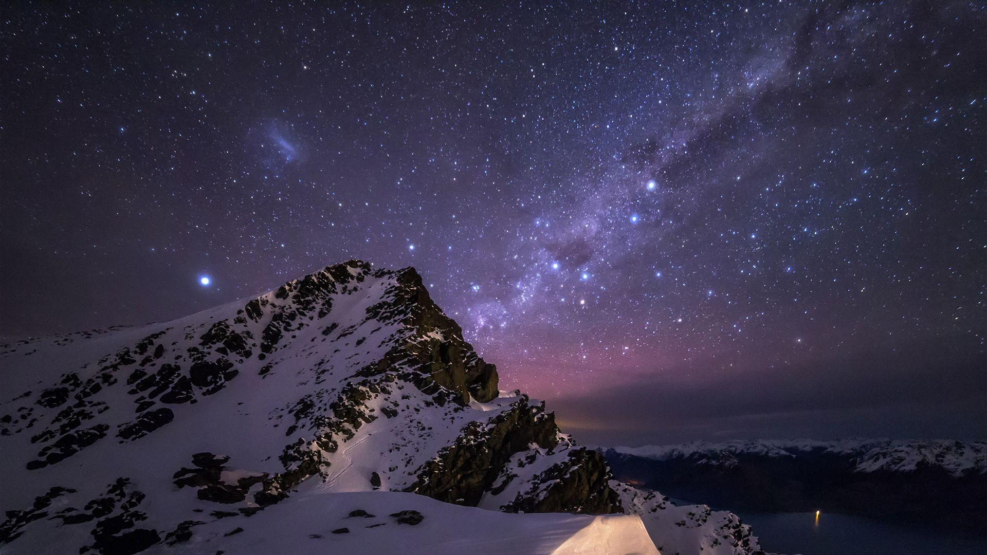 Galaxy Mountain Wallpapers - Top Free Galaxy Mountain Backgrounds