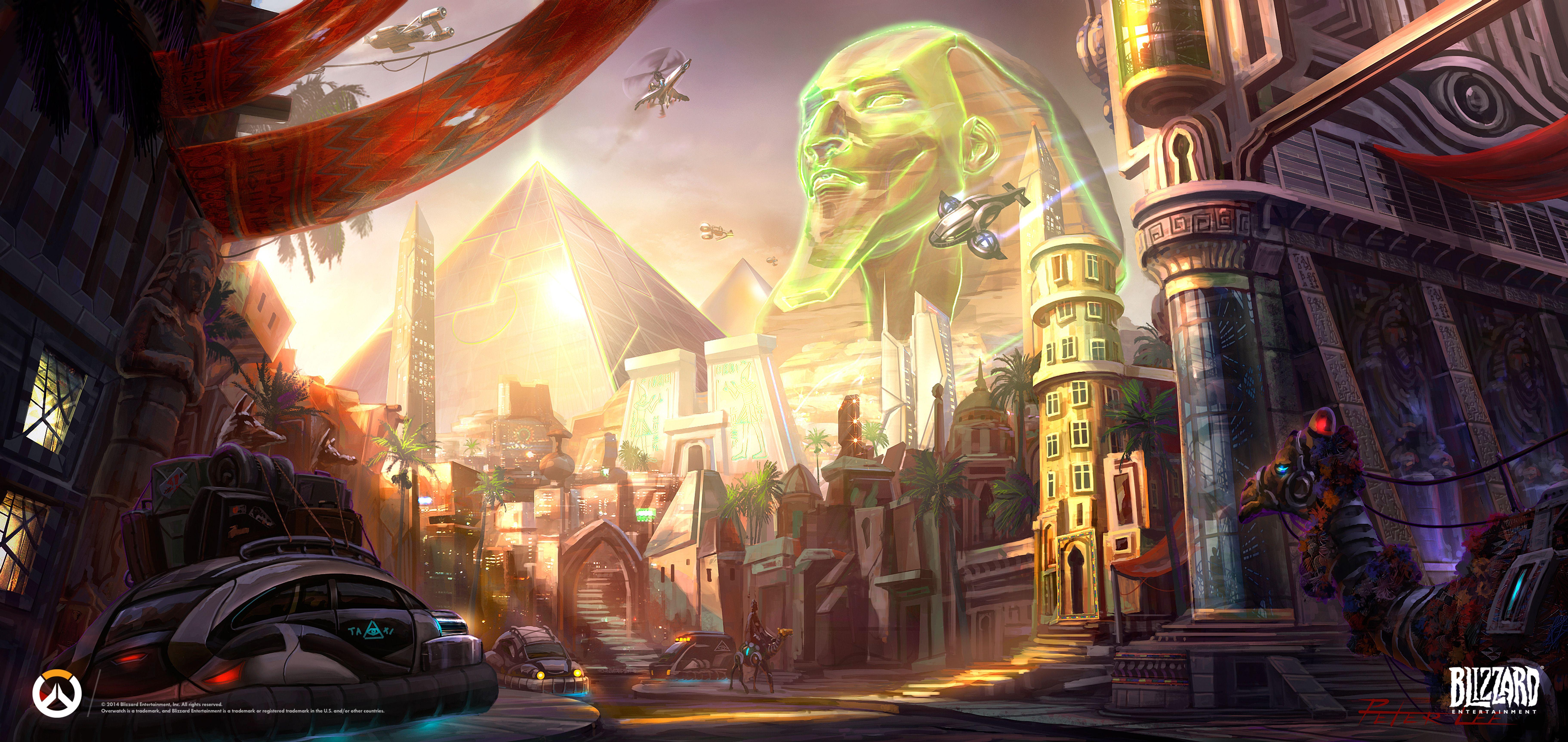 7290x3450 Overwatch Temple Of Anubis 8k, HD Games .