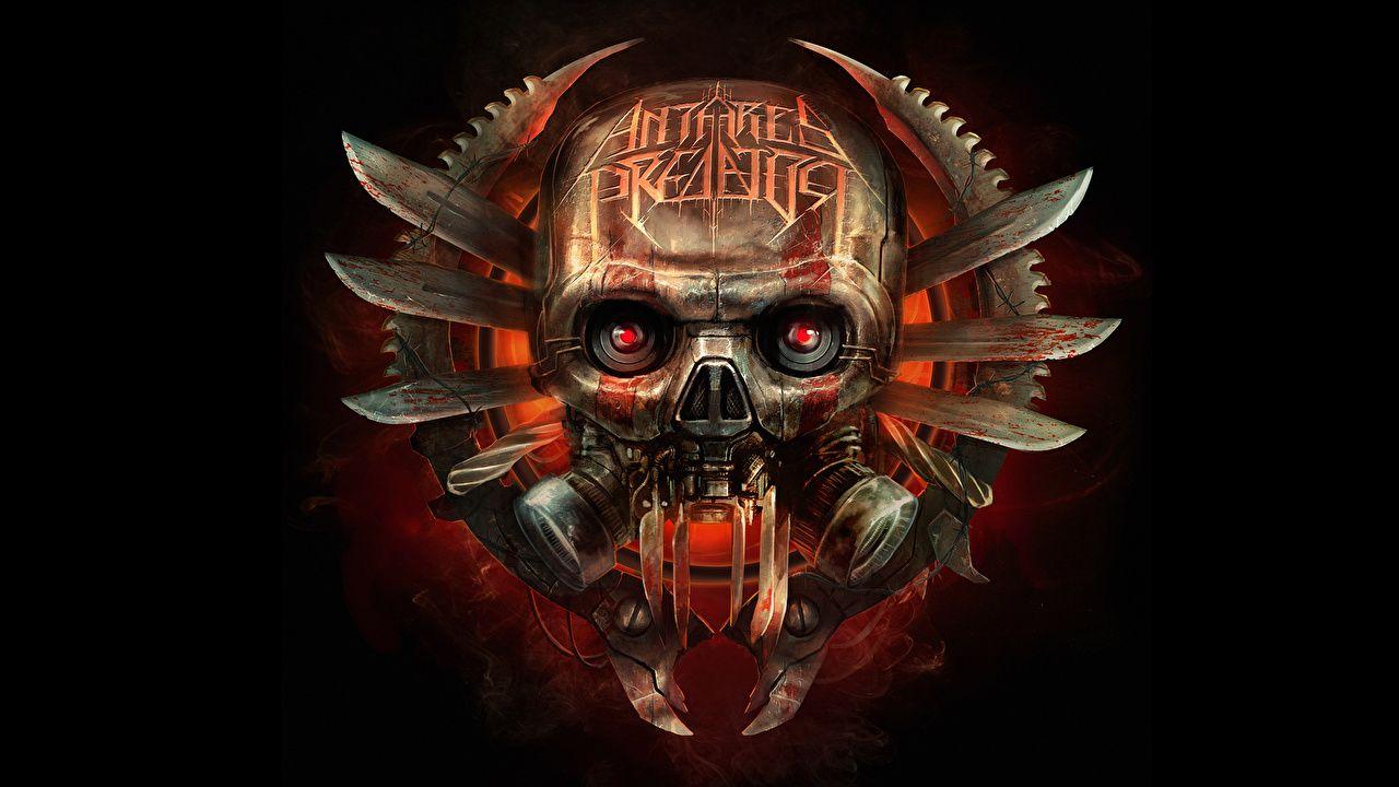 1280x720 Desktop Wallpaper Skulls Antares Predator Music Technics Fantasy