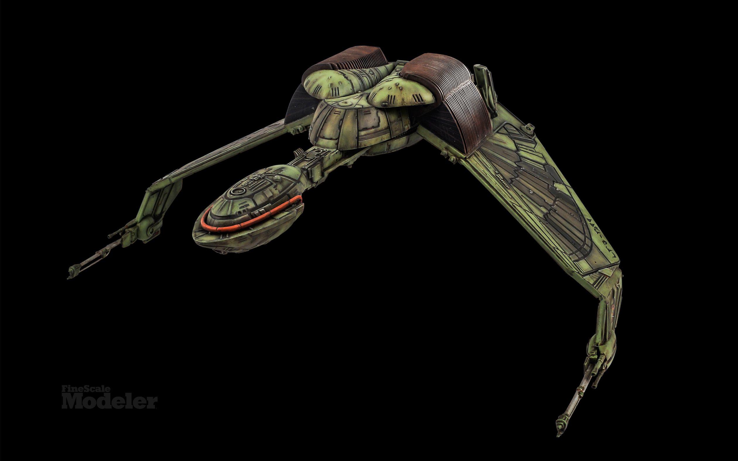2520x1575 Free Wallpaper Of AMT Ertl's 1 350 Scale Klingon Bird Of Prey. FineScale Modeler Magazine