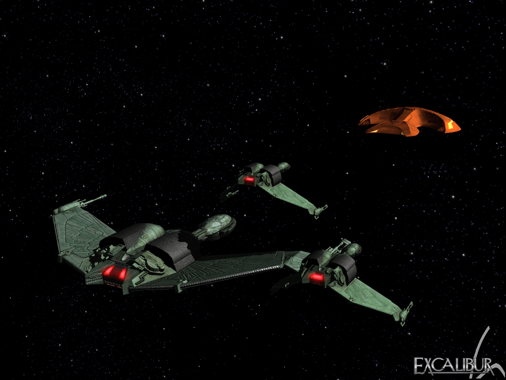 1024x768 Klingon Birds Of Prey Image