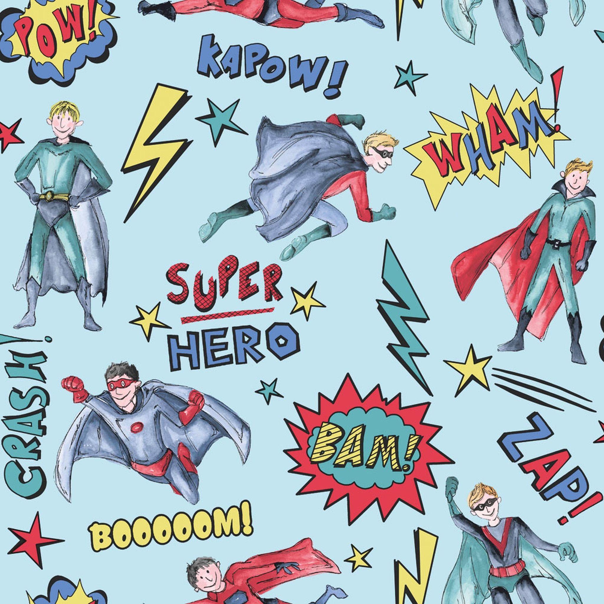 2048x2048 Superhero Blue Wallpaper Inn Store