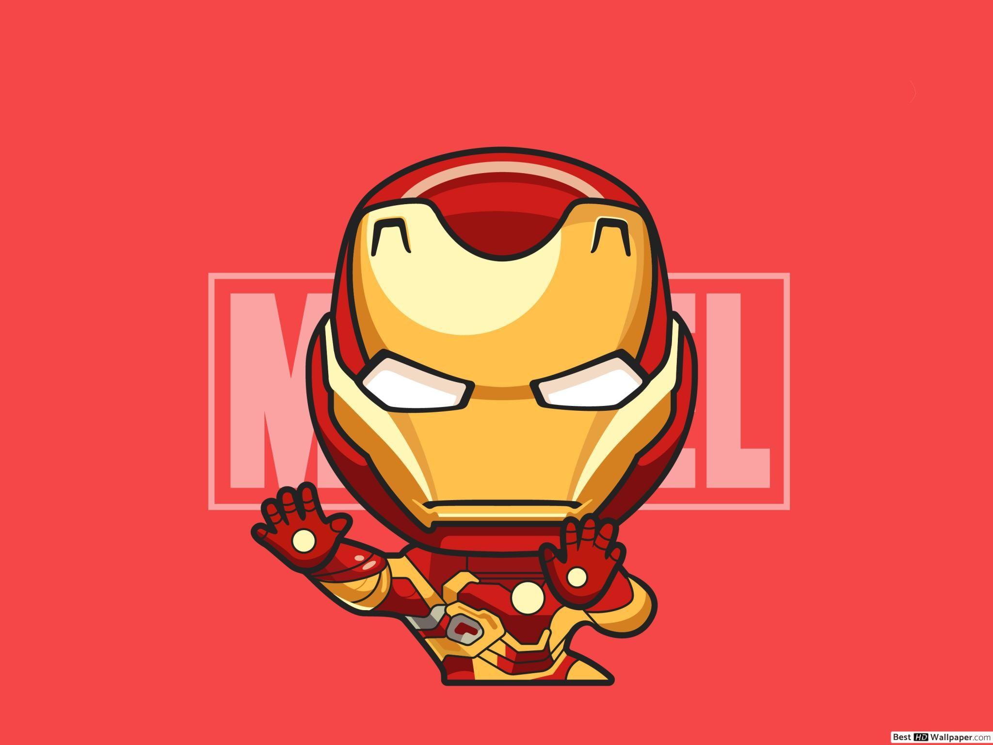 2048x1536 Avengers: Iron man (Chibi) HD wallpaper download