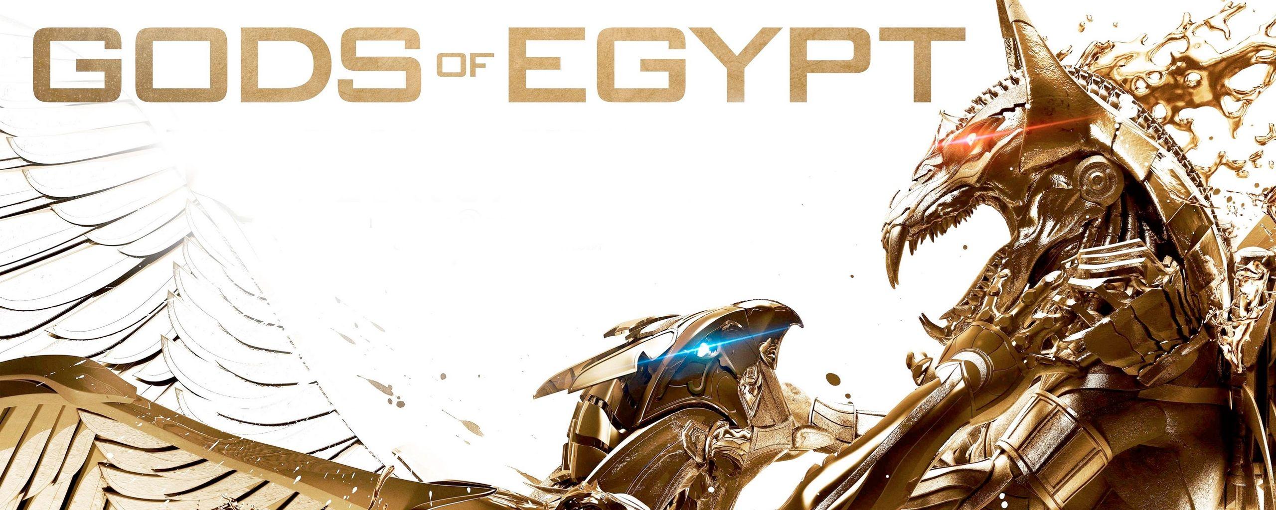 2560x1024 Download wallpaper 2560x1024 gods of egypt, gods, fight