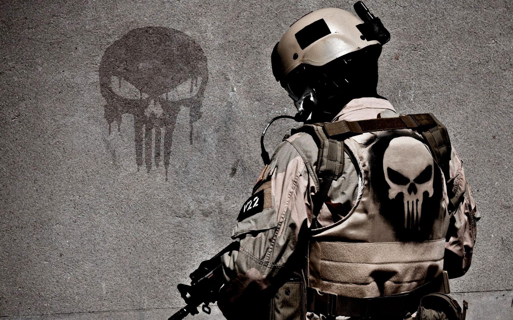 1680x1050 The Punisher Soldier Military Wallpaper:1680x1050