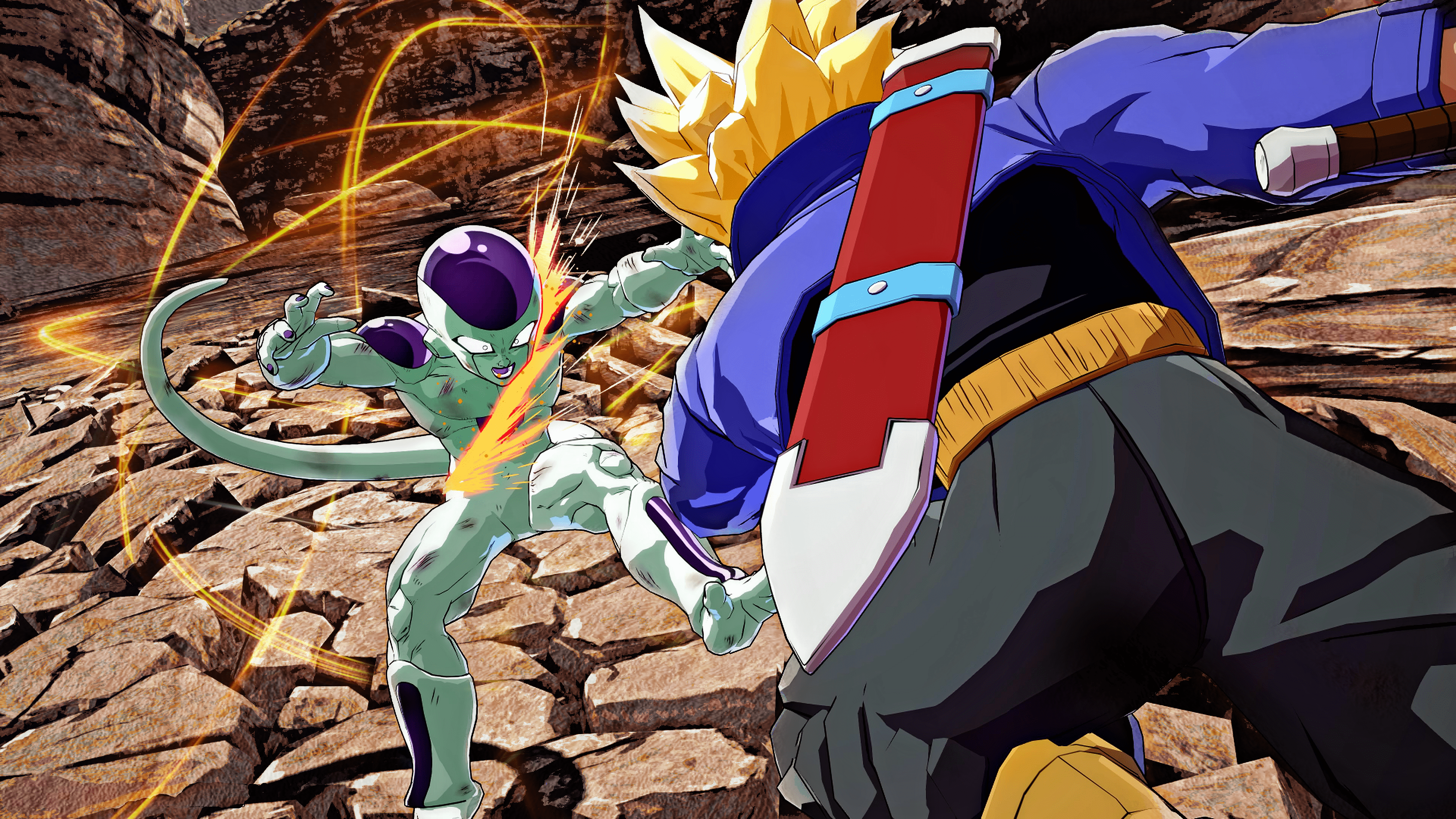 3840x2160 Future Trunks VS Frieza 4K Wallpaper