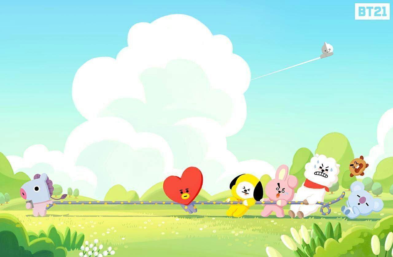 1280x838 BT21. Bts chibi, Bts fanart, Bts laptop wallpaper