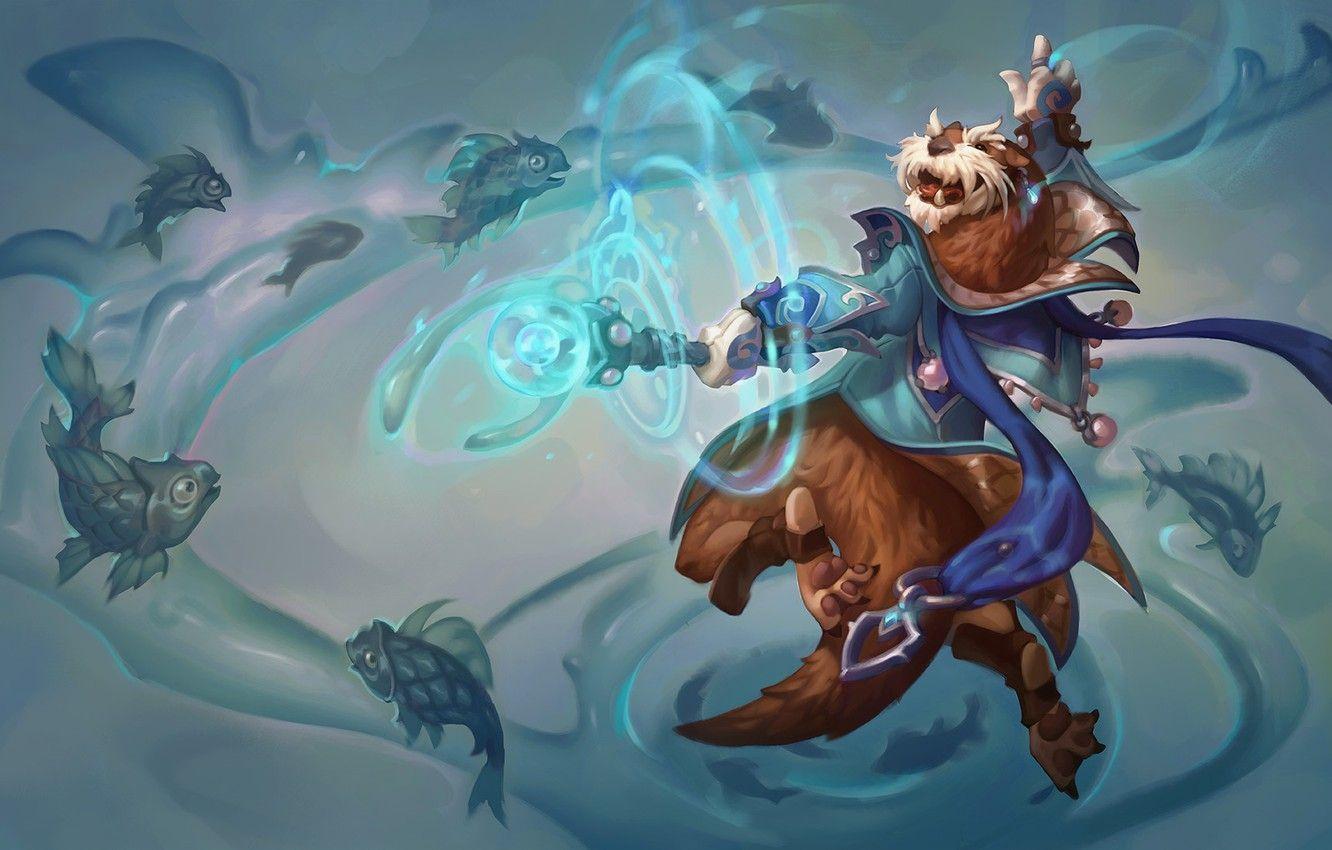 1332x850 Wallpaper Magic, The Game, Art, MAG, Allods Online, Skil, Ekaterina Shapovalova, Otter Water Mage Image For Desktop, Section фантастика
